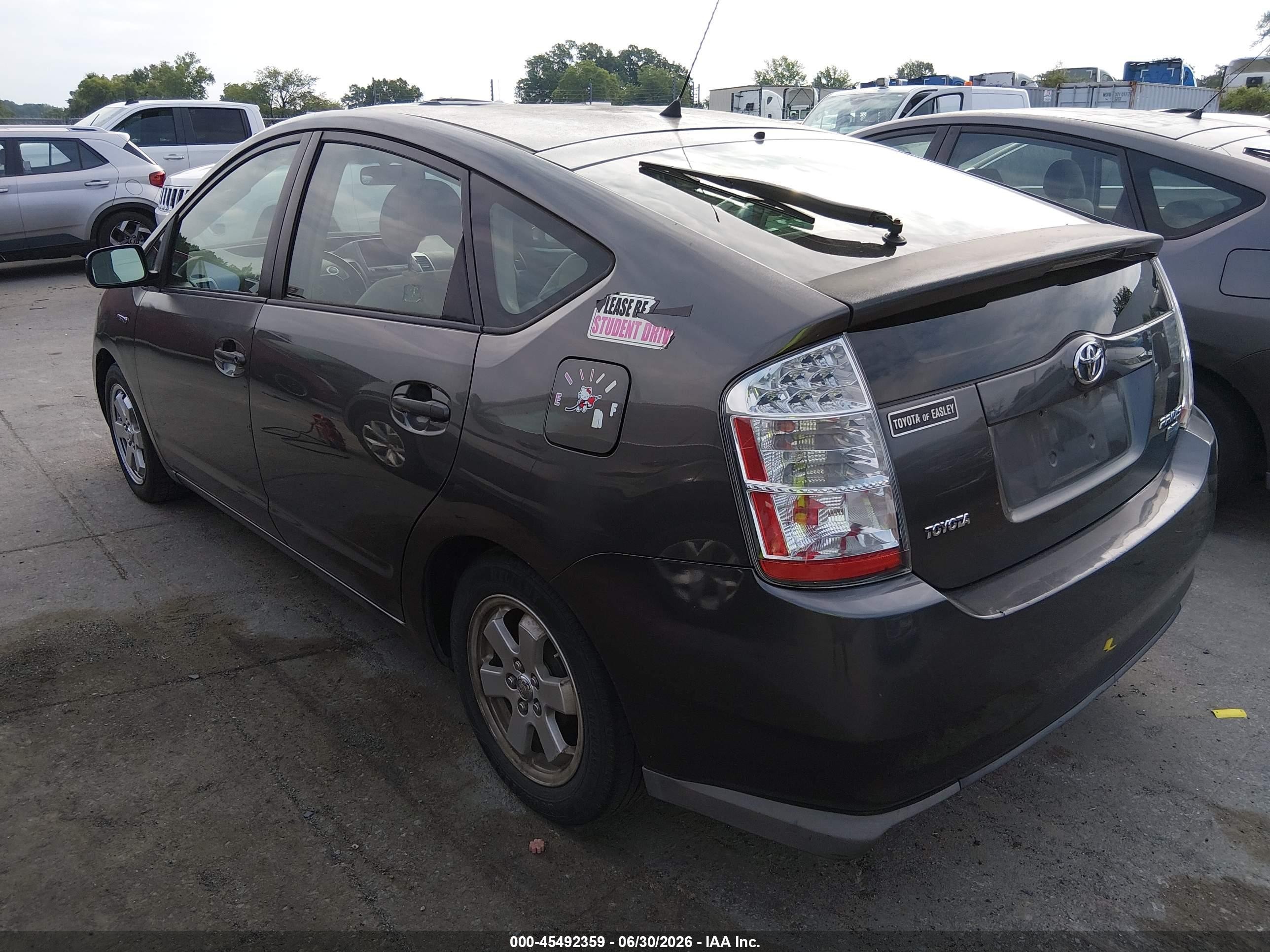 2009 Toyota Prius   Gray vin: JTDKB20U093469490