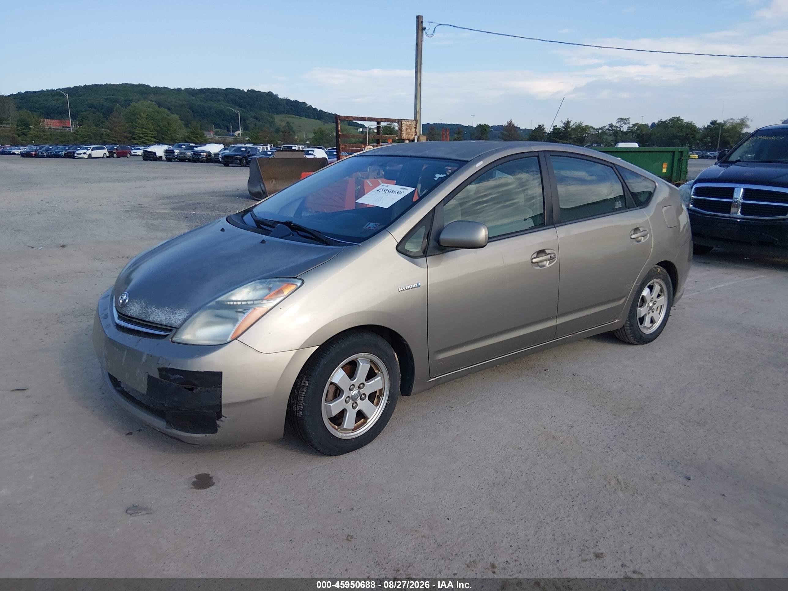 2009 Toyota Prius   Gold vin: JTDKB20U093472552