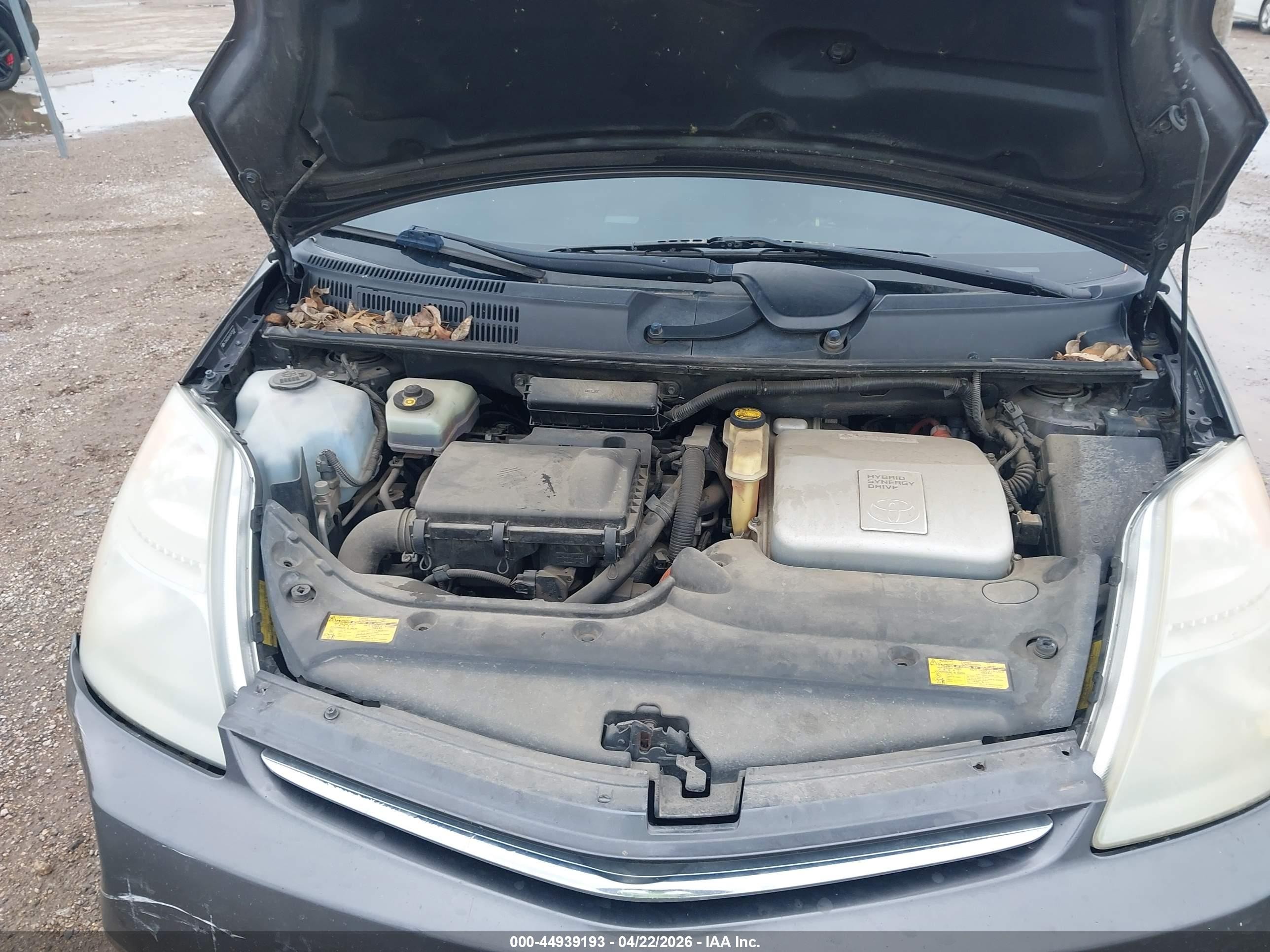 2009 Toyota Prius   Gray vin: JTDKB20U093475581