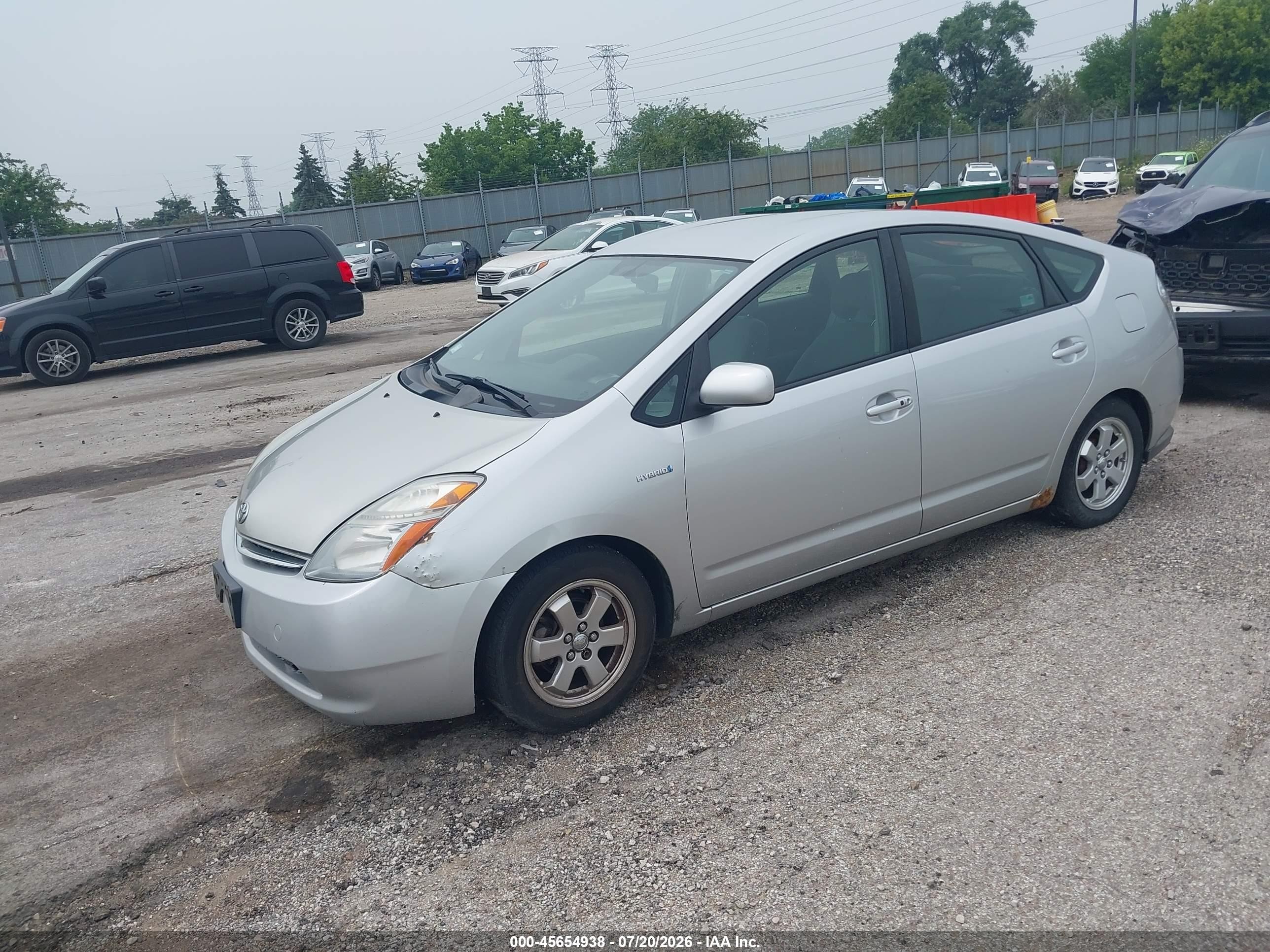 2009 Toyota Prius   Silver vin: JTDKB20U093478738