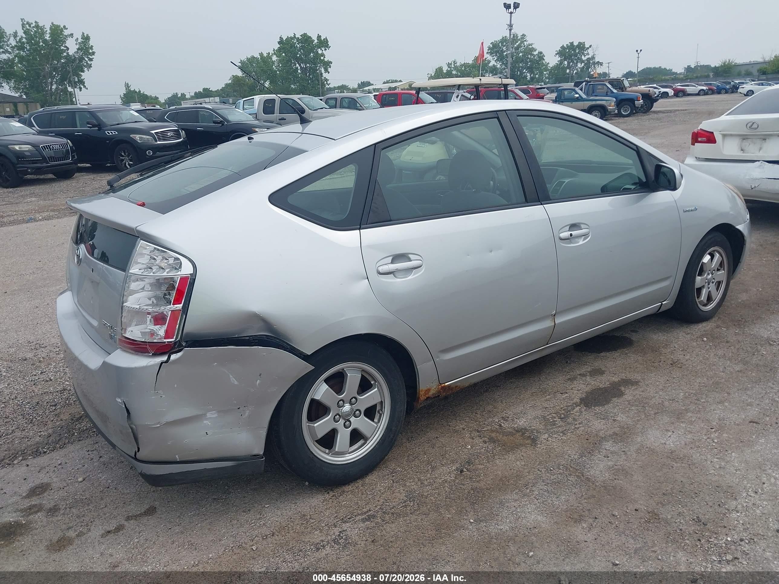 2009 Toyota Prius   Silver vin: JTDKB20U093478738