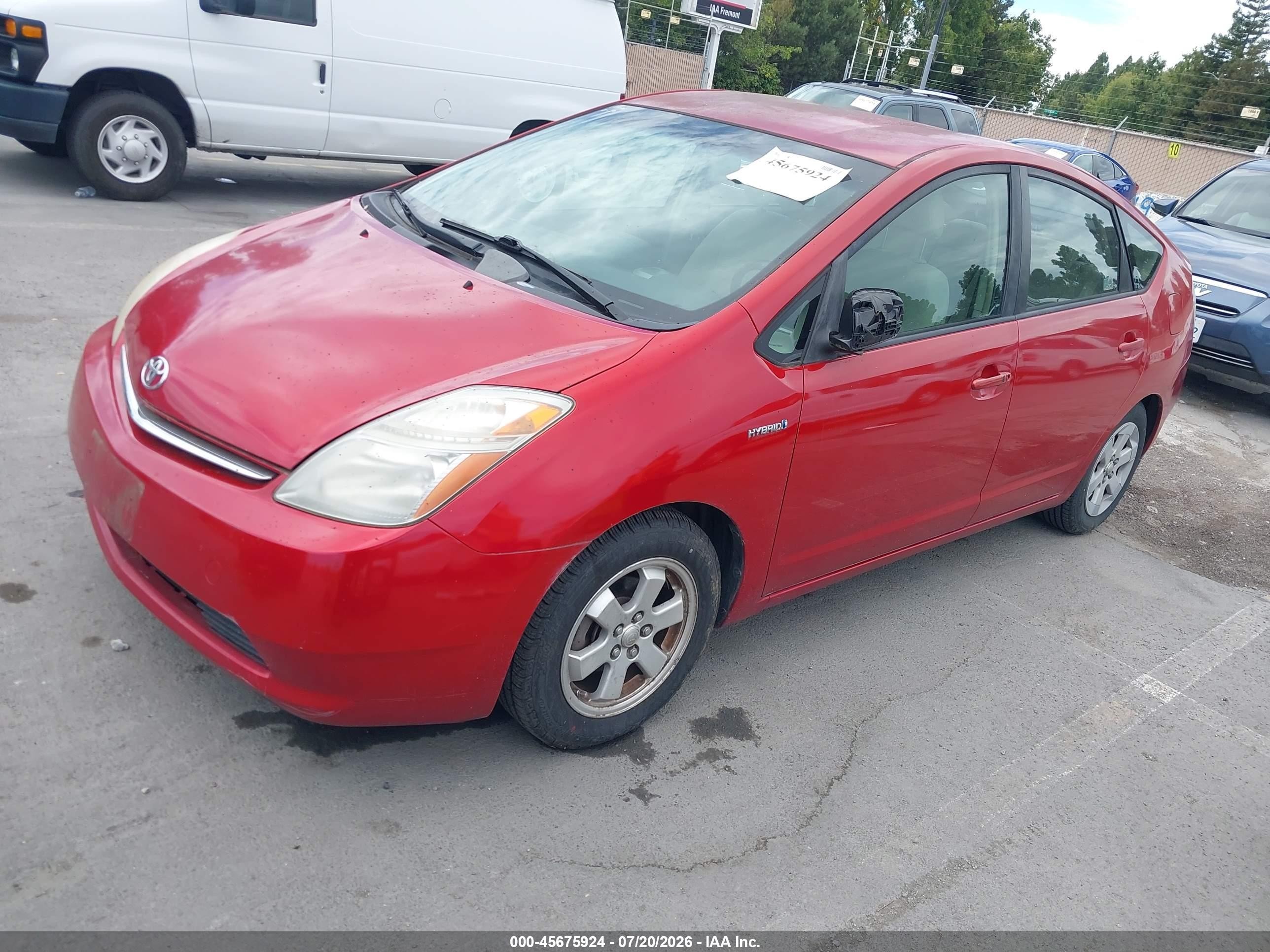 2009 Toyota Prius   Red vin: JTDKB20U093491134