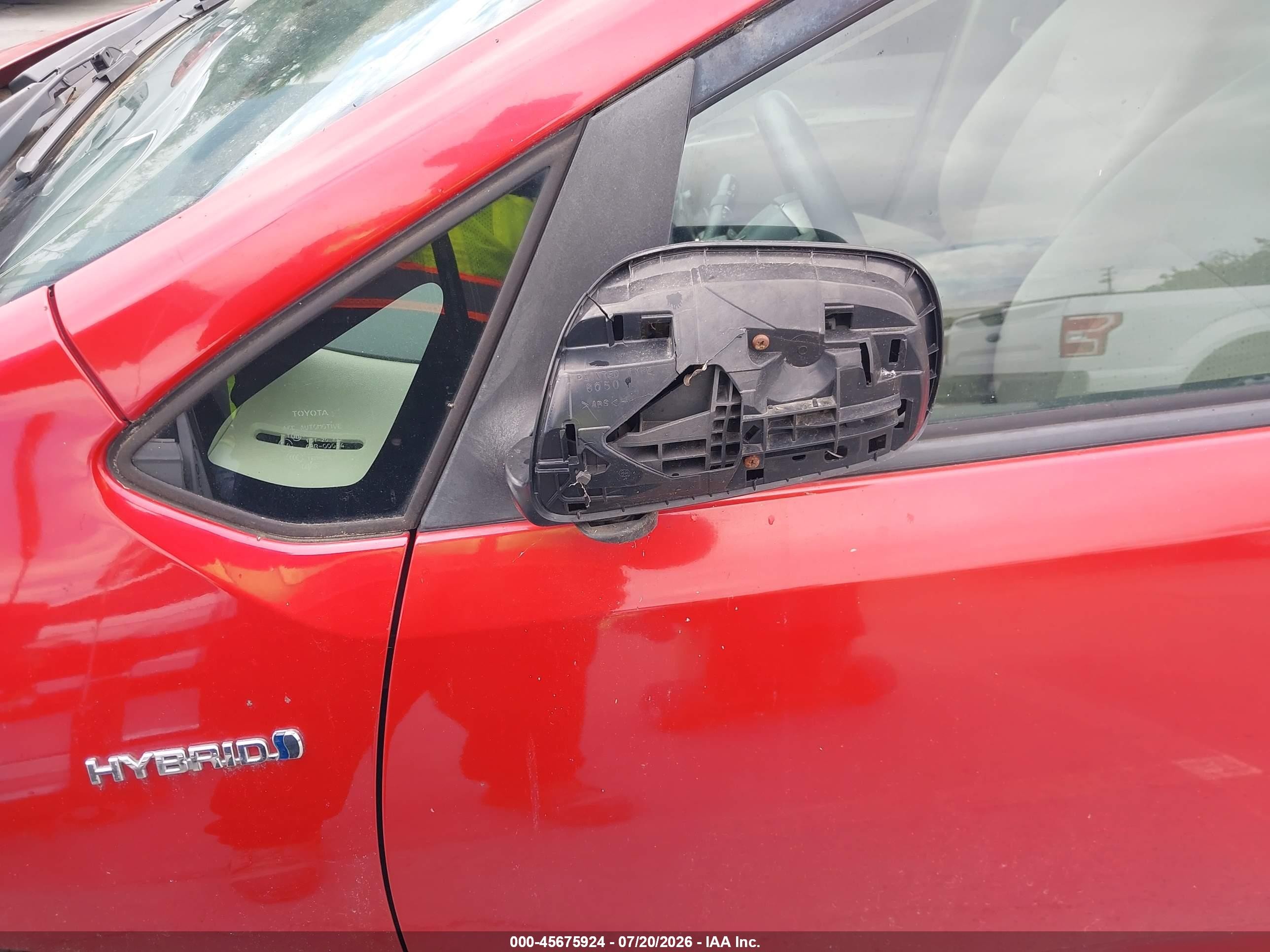 2009 Toyota Prius   Red vin: JTDKB20U093491134