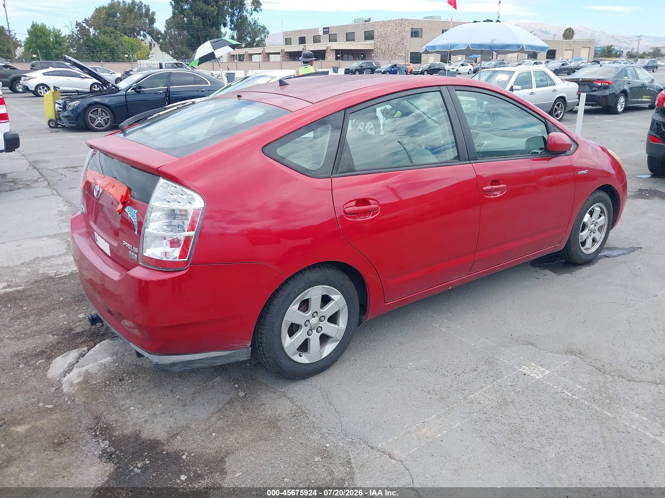 2009 Toyota Prius   Red vin: JTDKB20U093491134