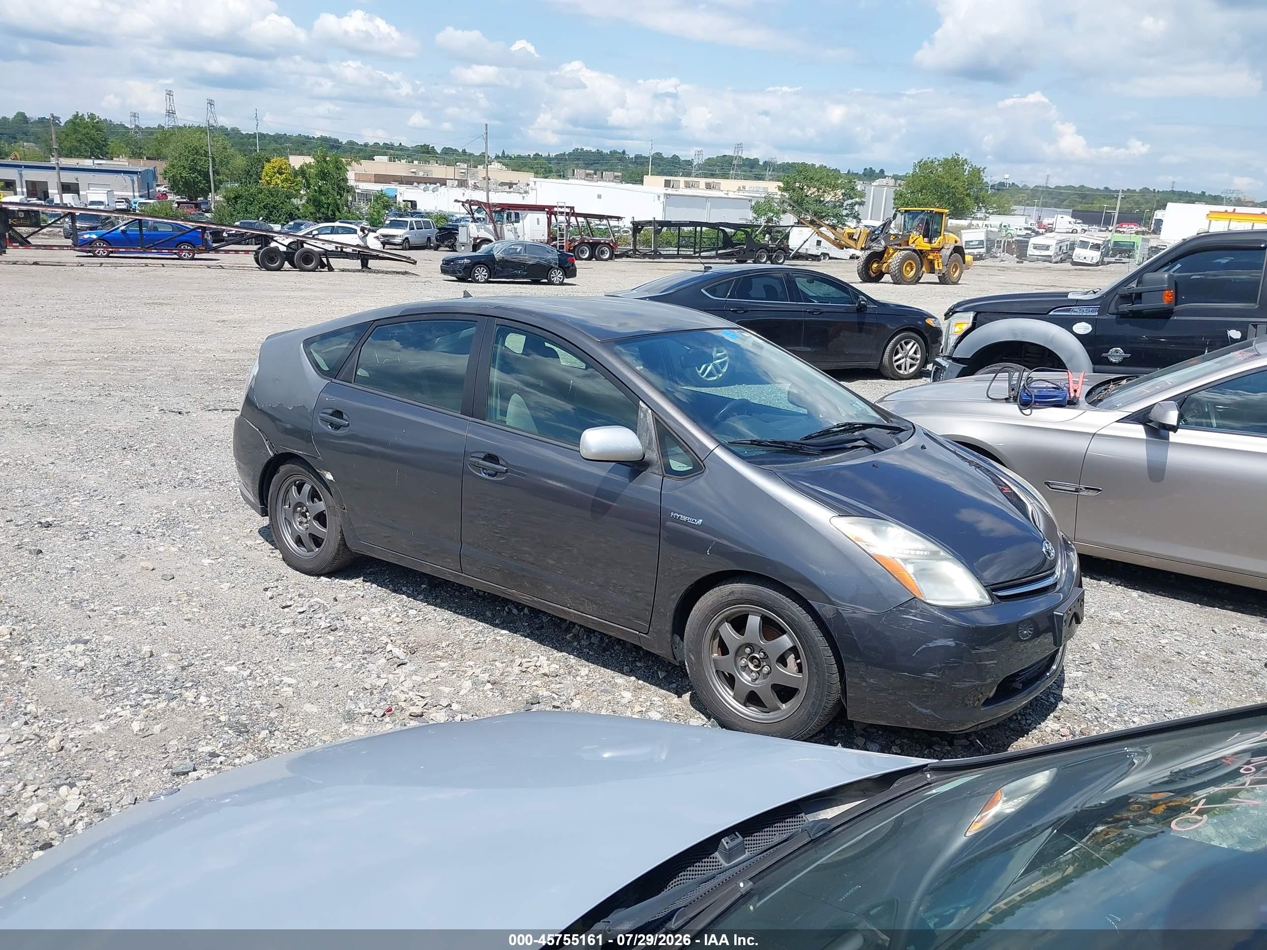 2009 Toyota Prius Touring Gray vin: JTDKB20U093491182