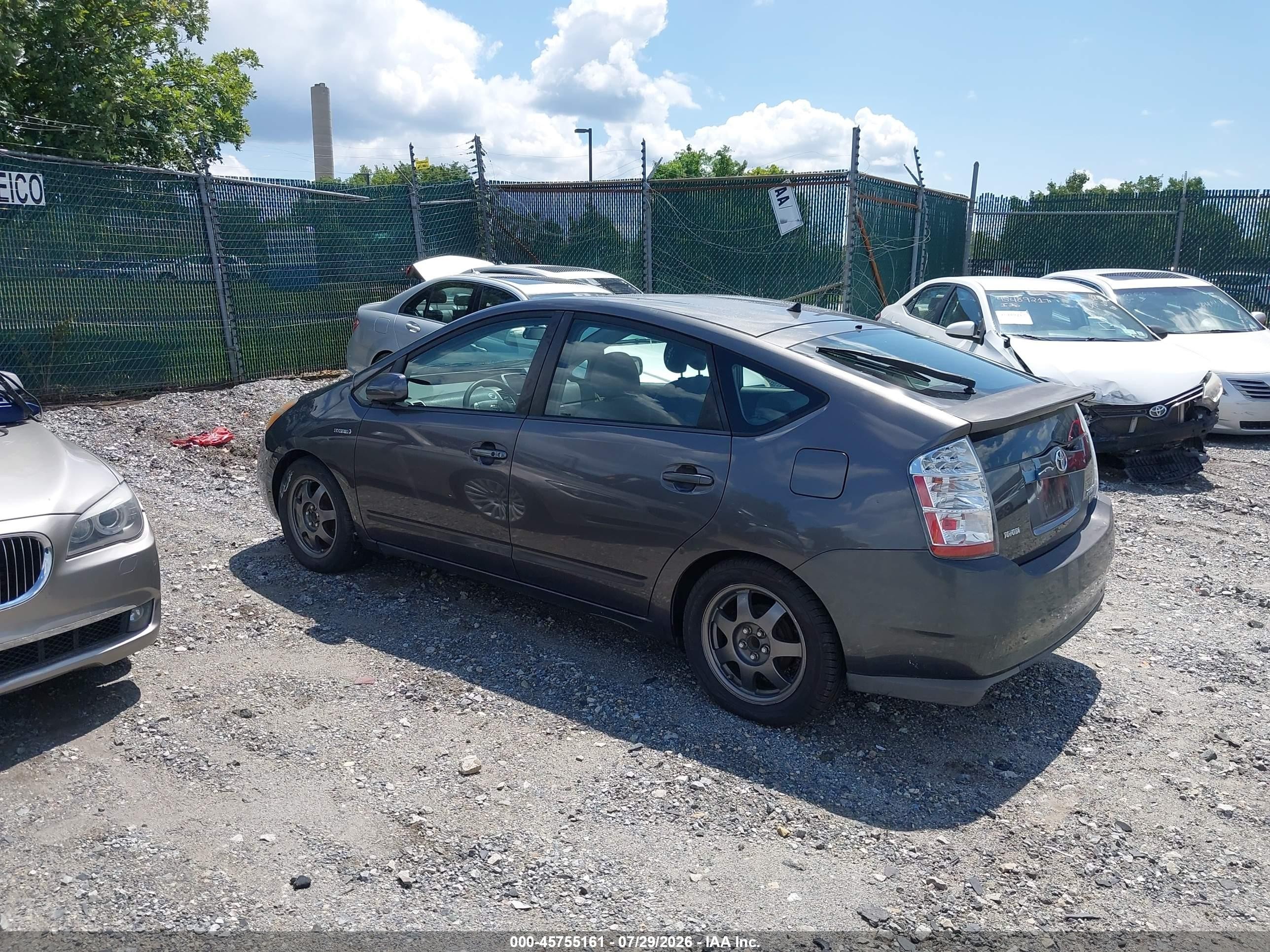 2009 Toyota Prius Touring Gray vin: JTDKB20U093491182