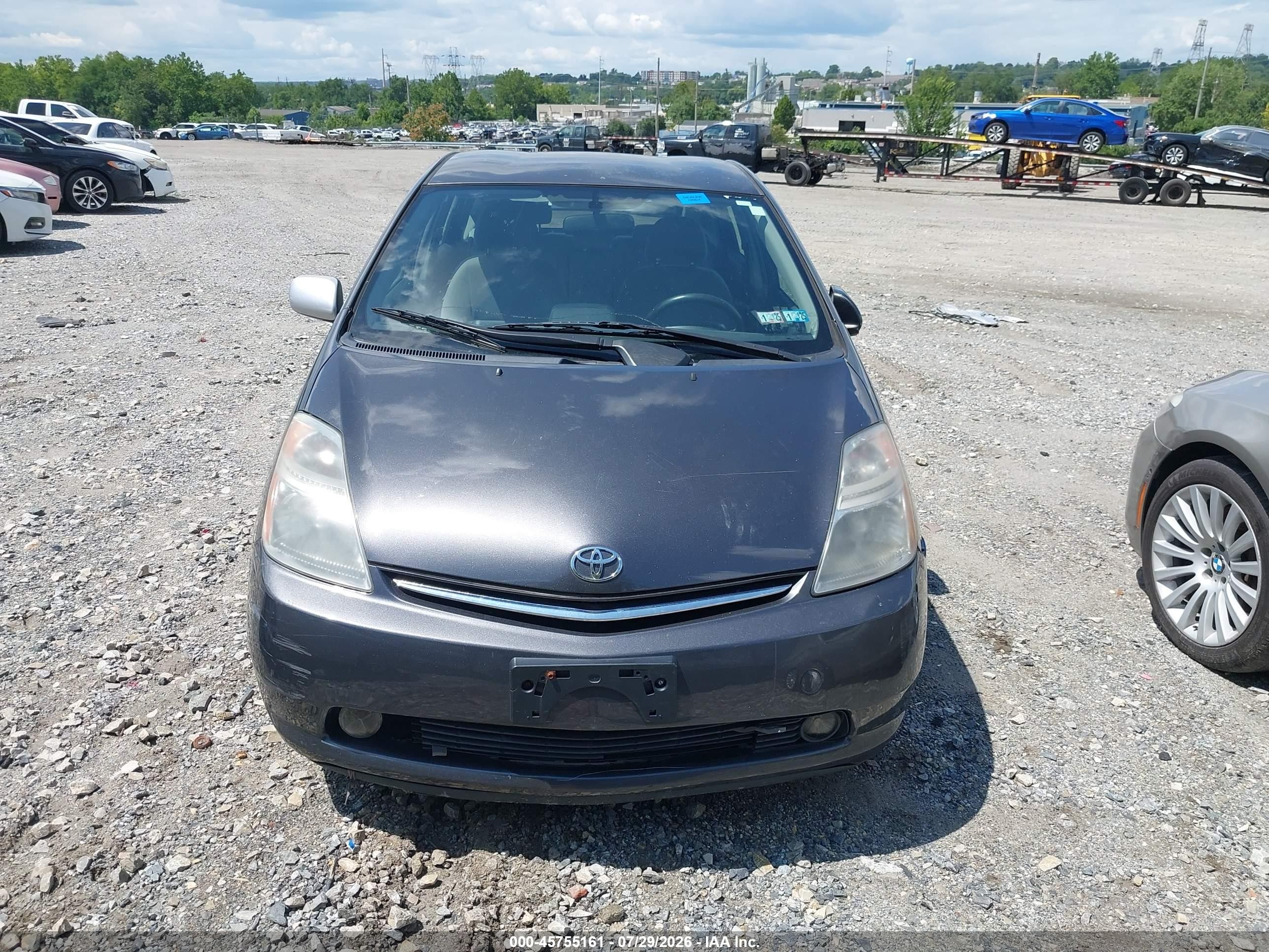 2009 Toyota Prius Touring Gray vin: JTDKB20U093491182