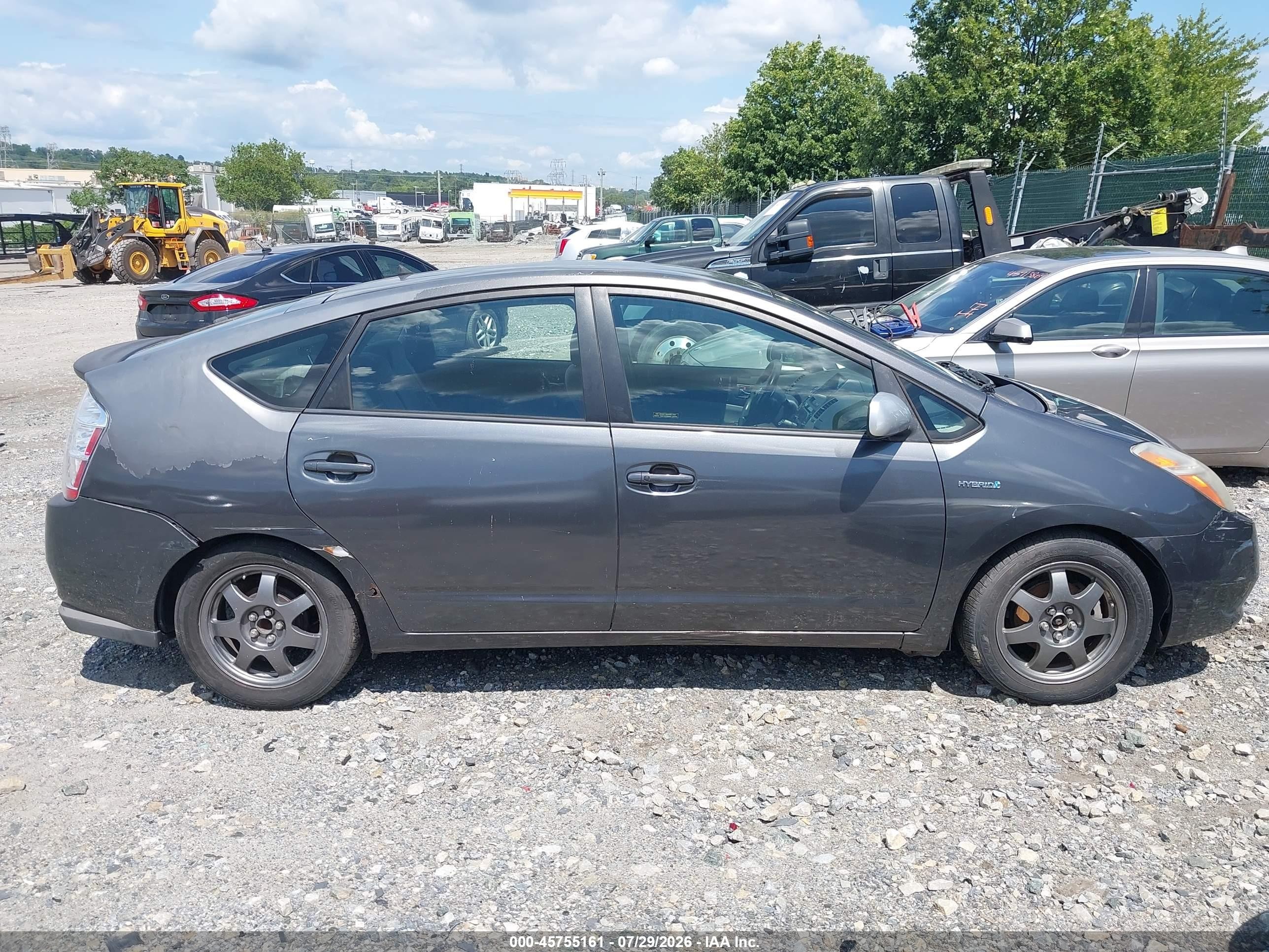 2009 Toyota Prius Touring Gray vin: JTDKB20U093491182
