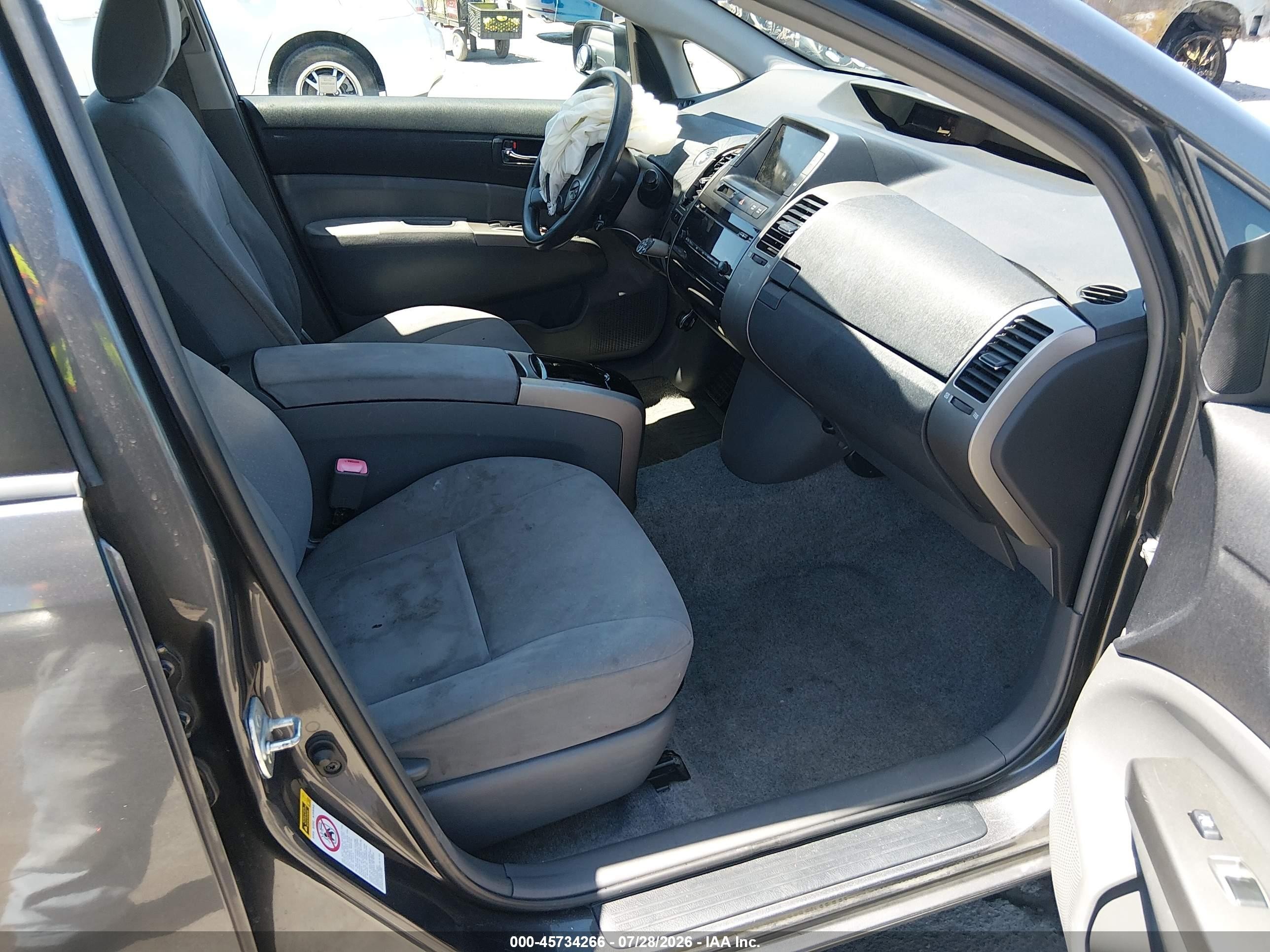 2009 Toyota Prius   Gray vin: JTDKB20U093495930