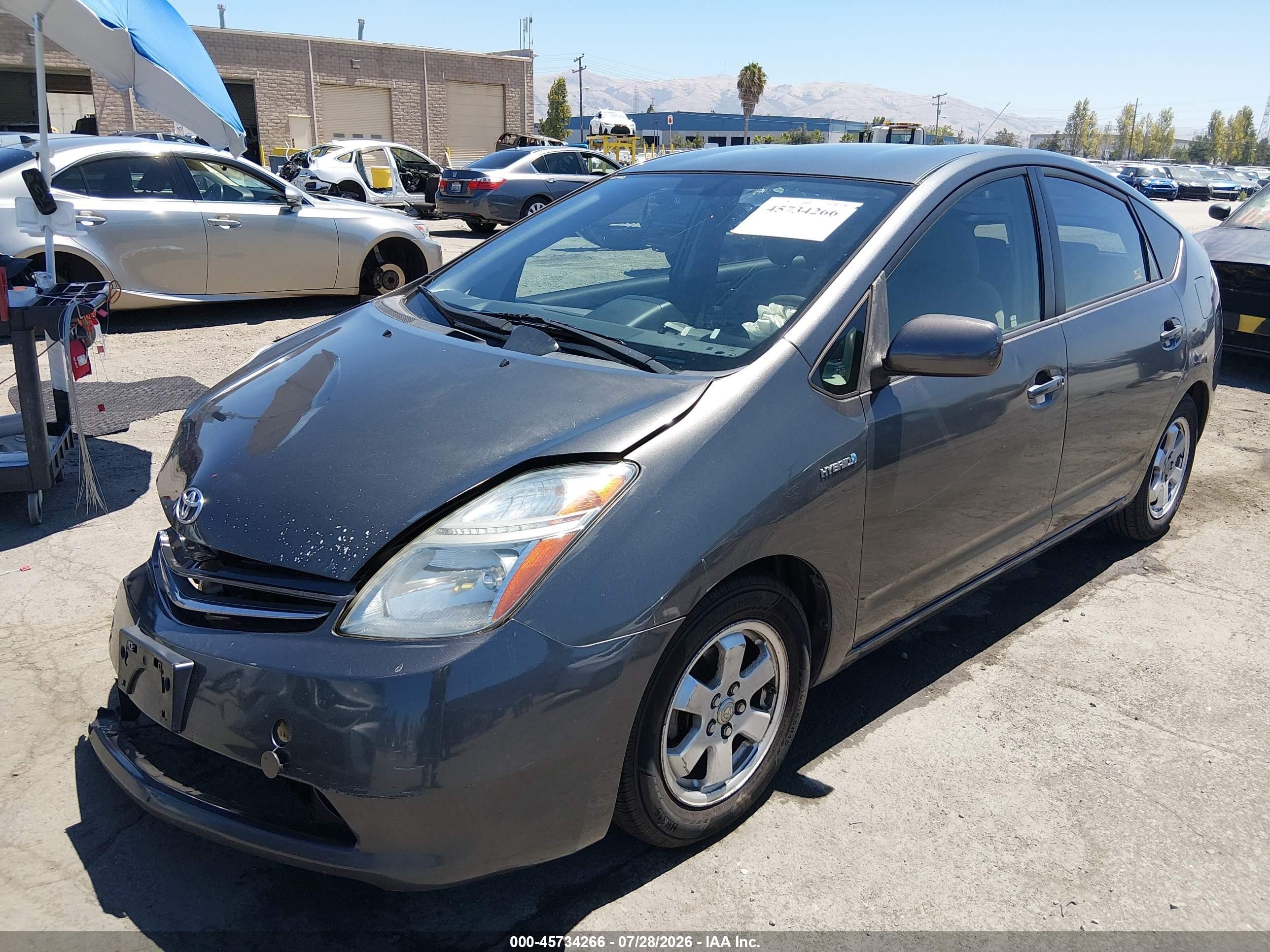 2009 Toyota Prius   Gray vin: JTDKB20U093495930