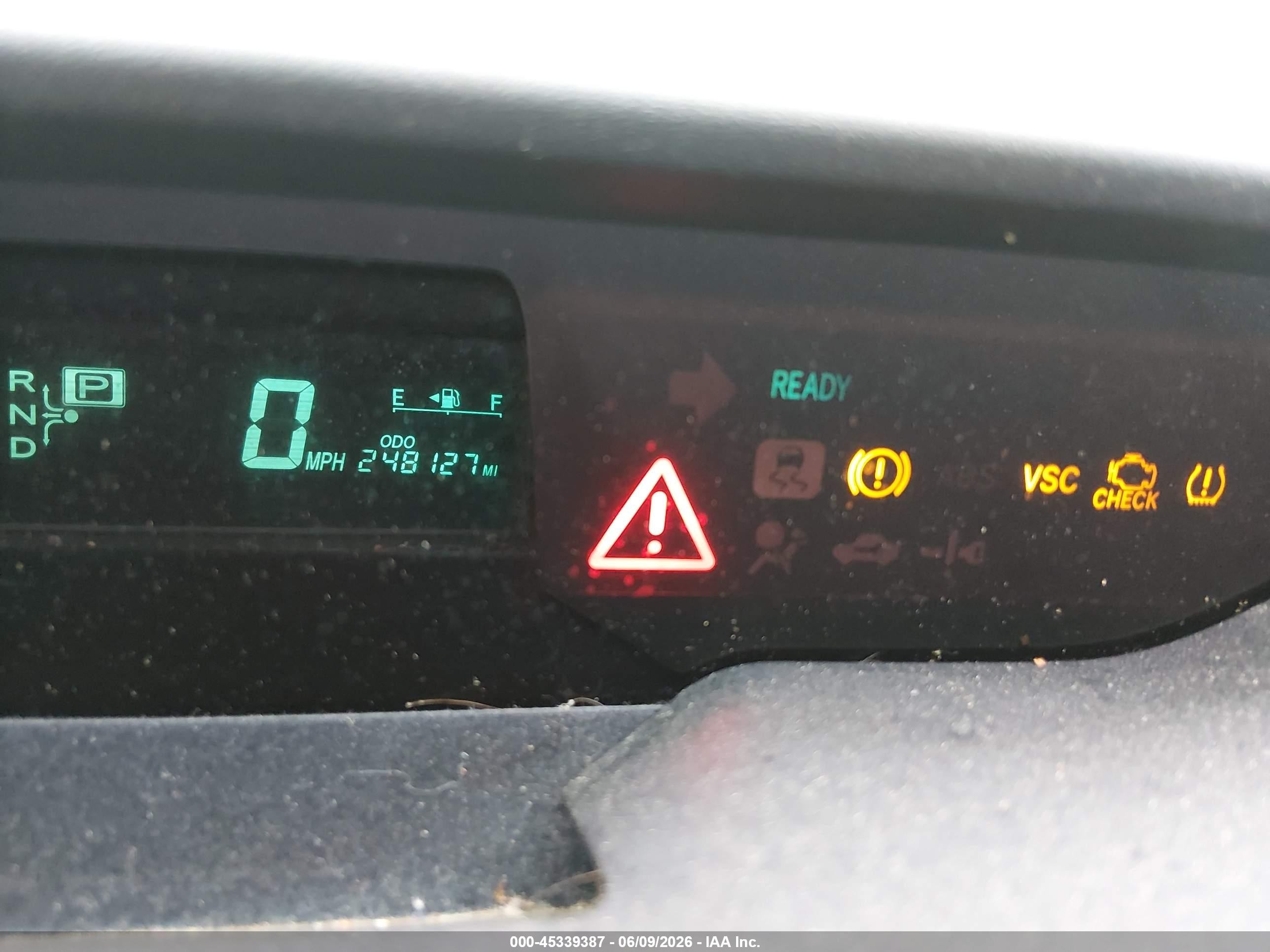 2009 Toyota Prius Красный vin: JTDKB20U093498083