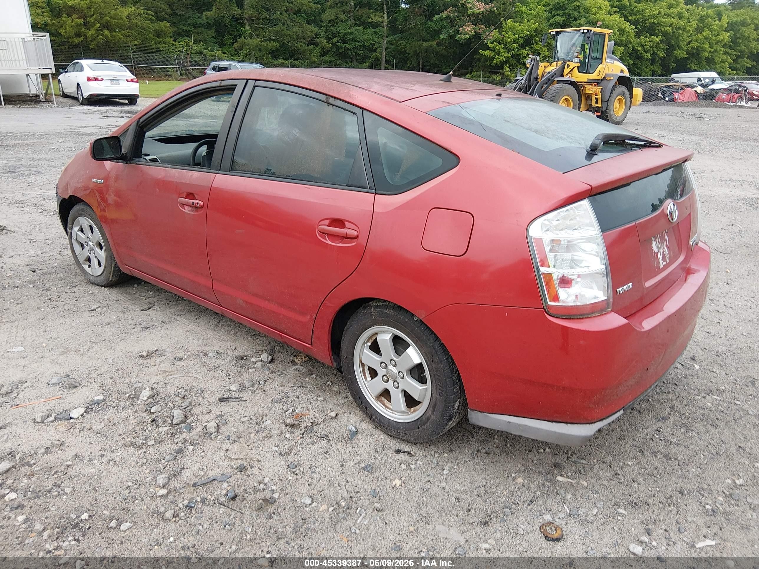 2009 Toyota Prius Красный vin: JTDKB20U093498083