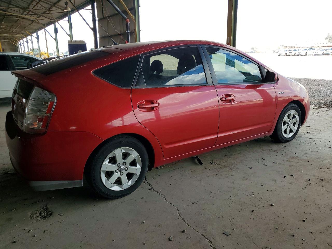 2009 Toyota Prius Base Красный vin: JTDKB20U093511382