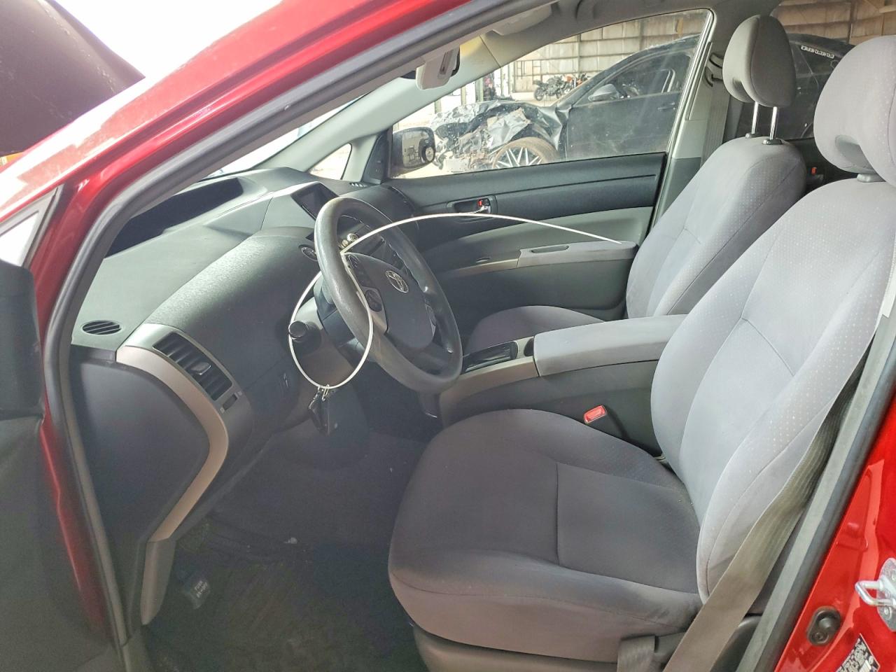 2009 Toyota Prius Base Красный vin: JTDKB20U093511382
