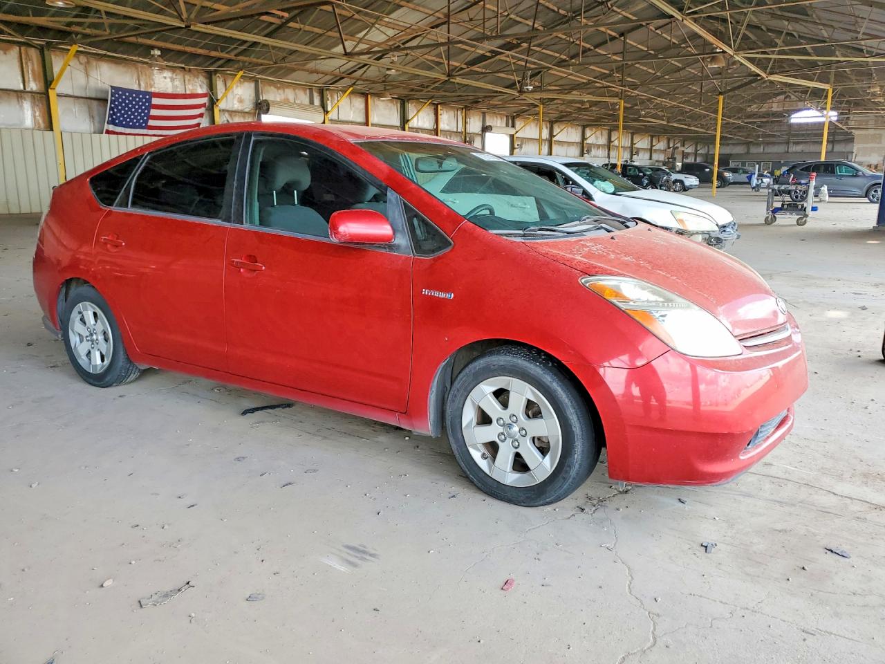 2009 Toyota Prius Base Красный vin: JTDKB20U093511382