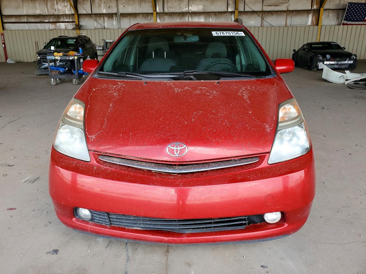 2009 Toyota Prius Base Красный vin: JTDKB20U093511382