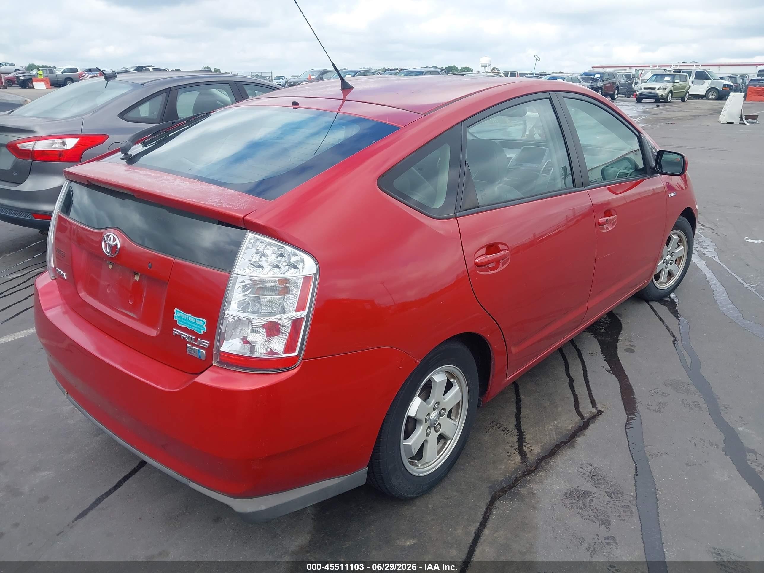 2009 Toyota Prius   Red vin: JTDKB20U093522446