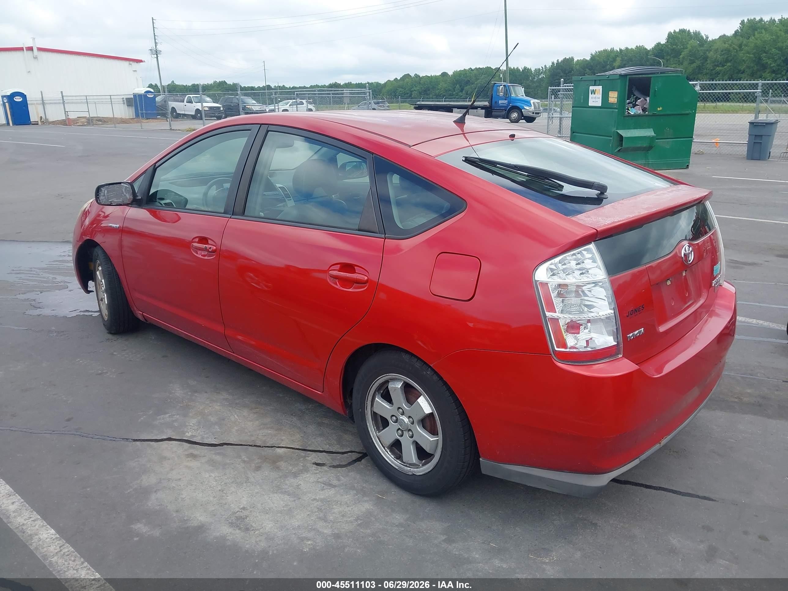2009 Toyota Prius   Red vin: JTDKB20U093522446