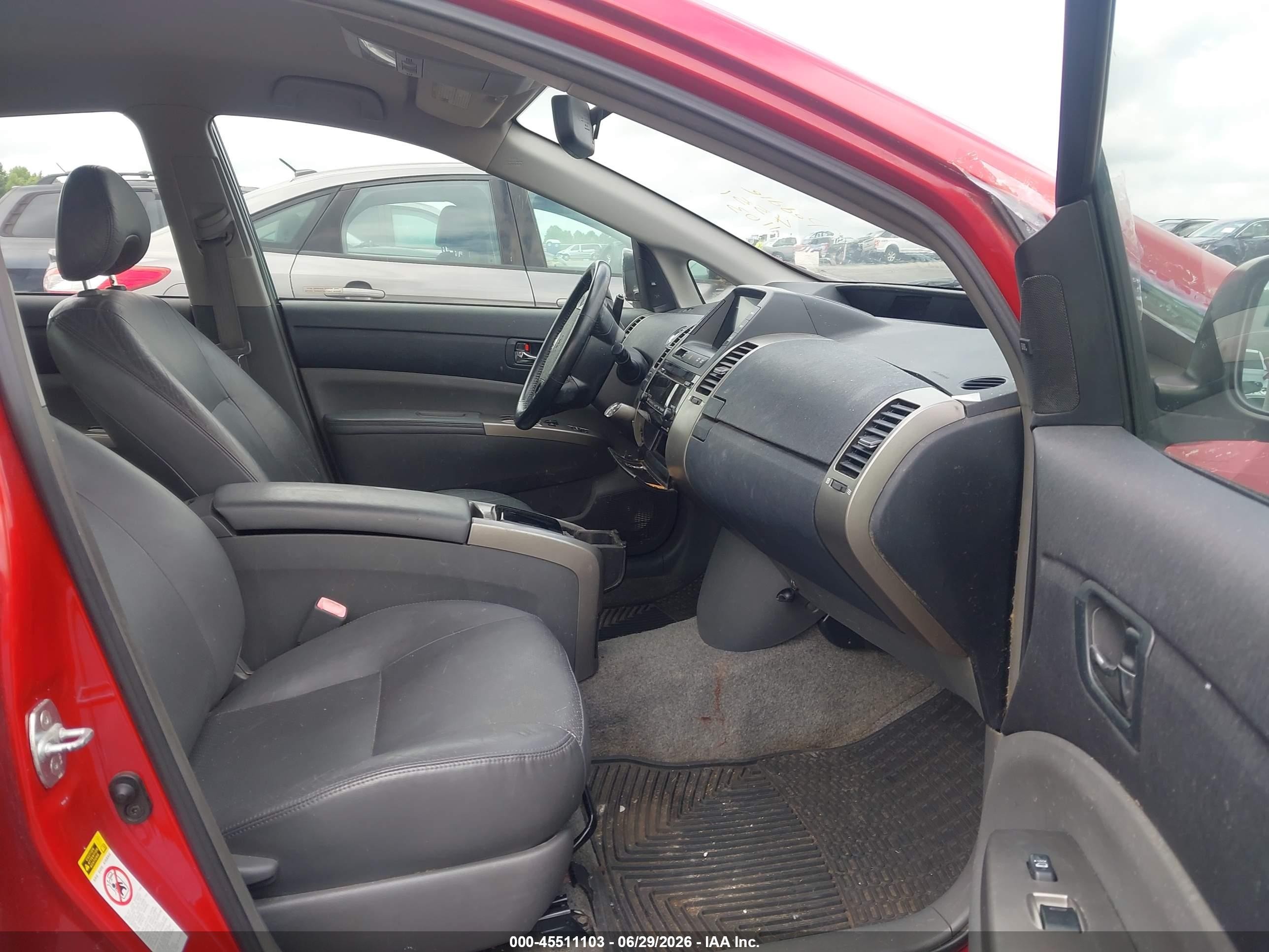 2009 Toyota Prius   Red vin: JTDKB20U093522446