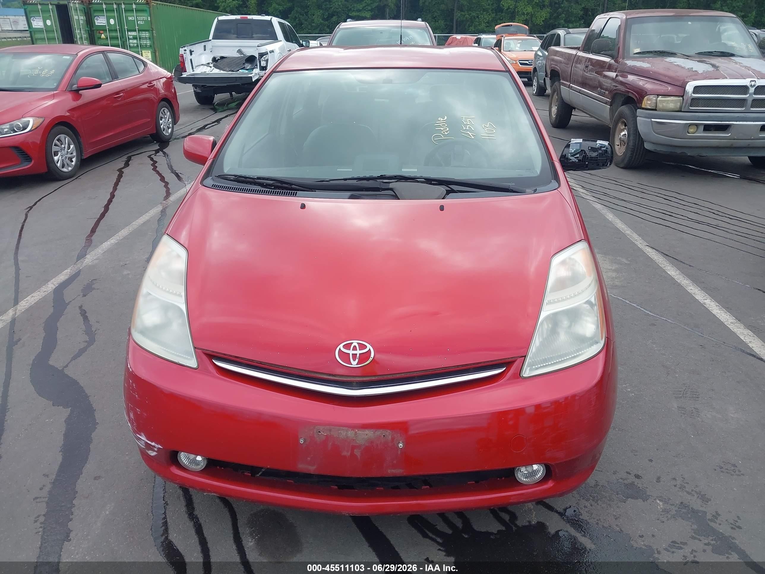 2009 Toyota Prius   Red vin: JTDKB20U093522446