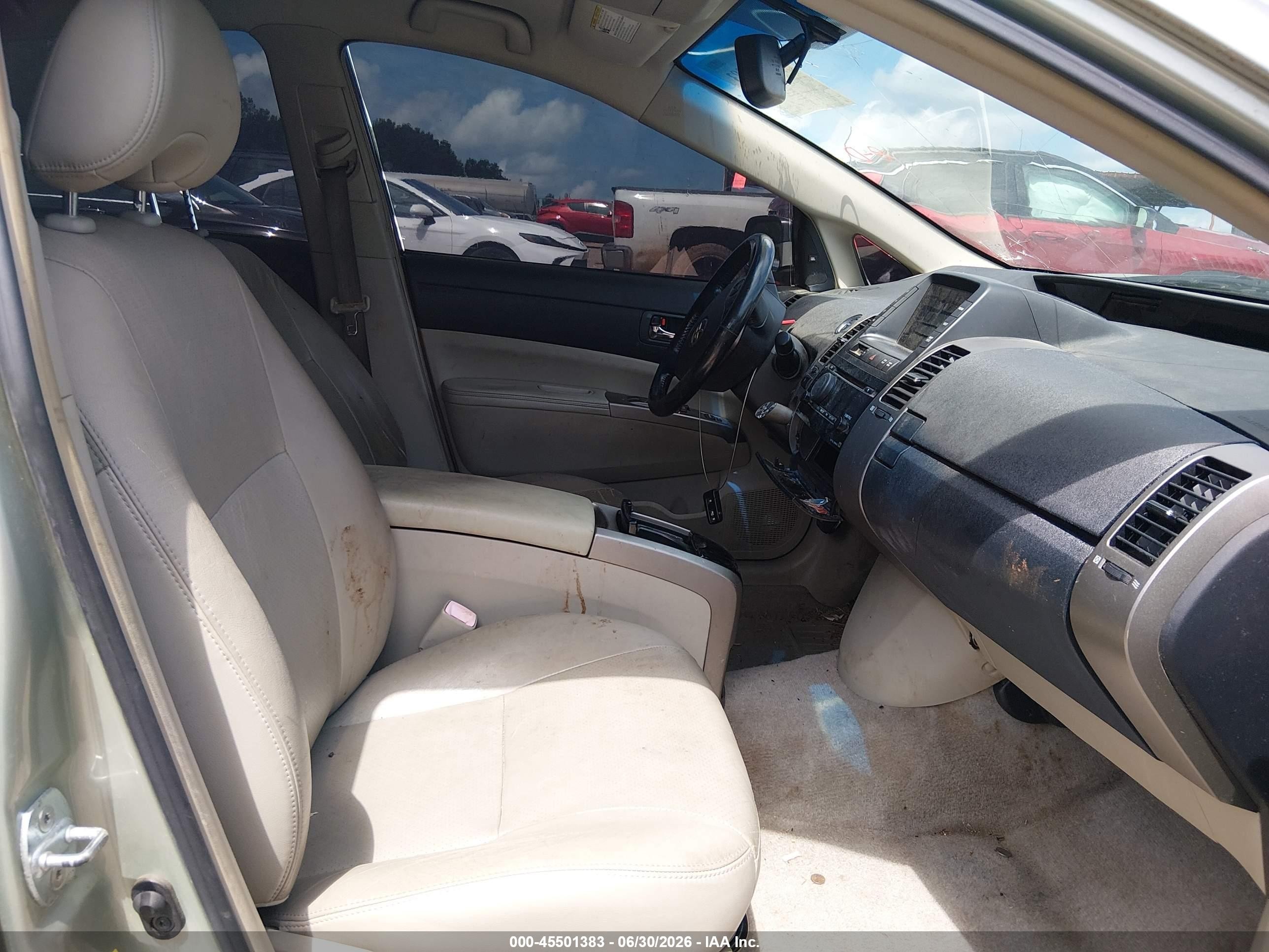 2009 Toyota Prius   Silver vin: JTDKB20U093531731