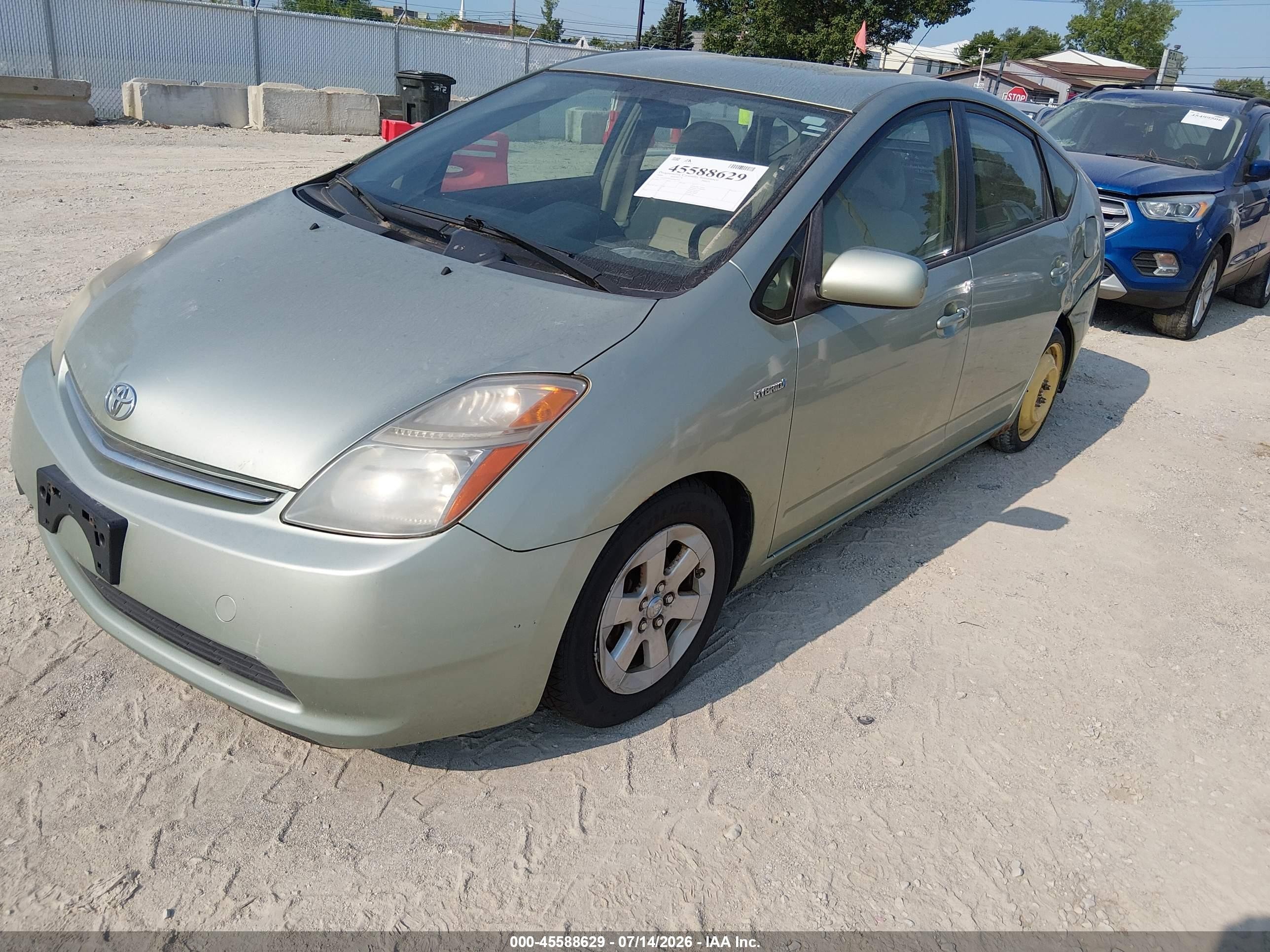 2009 Toyota Prius   Green vin: JTDKB20U097845792