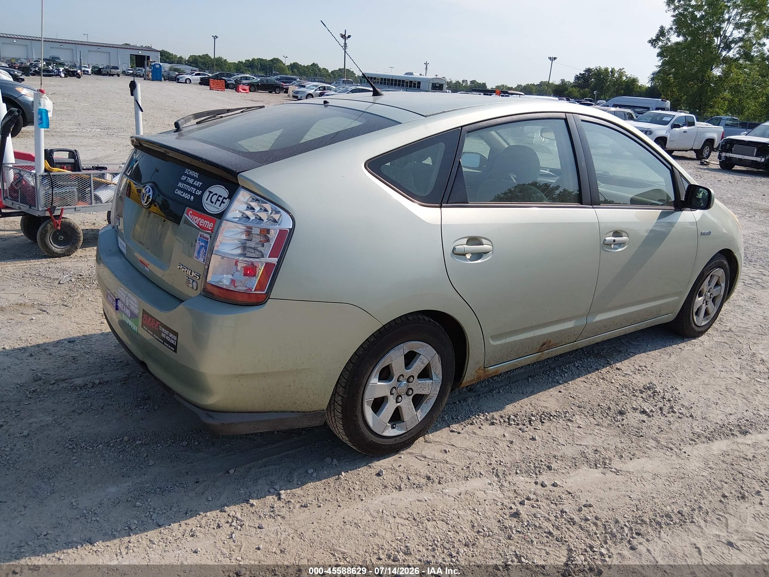 2009 Toyota Prius   Green vin: JTDKB20U097845792