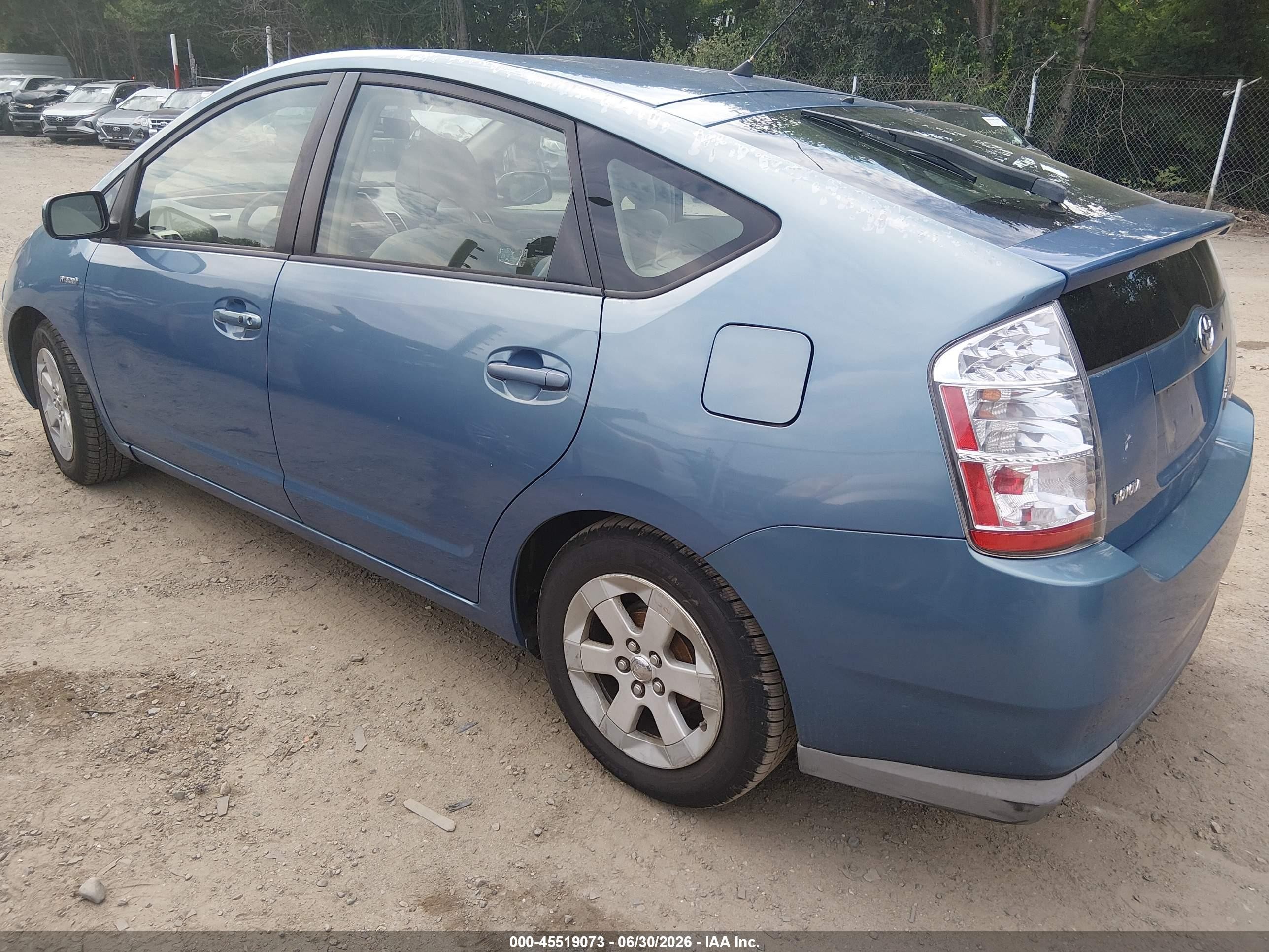 2009 Toyota Prius   Blue vin: JTDKB20U097849518