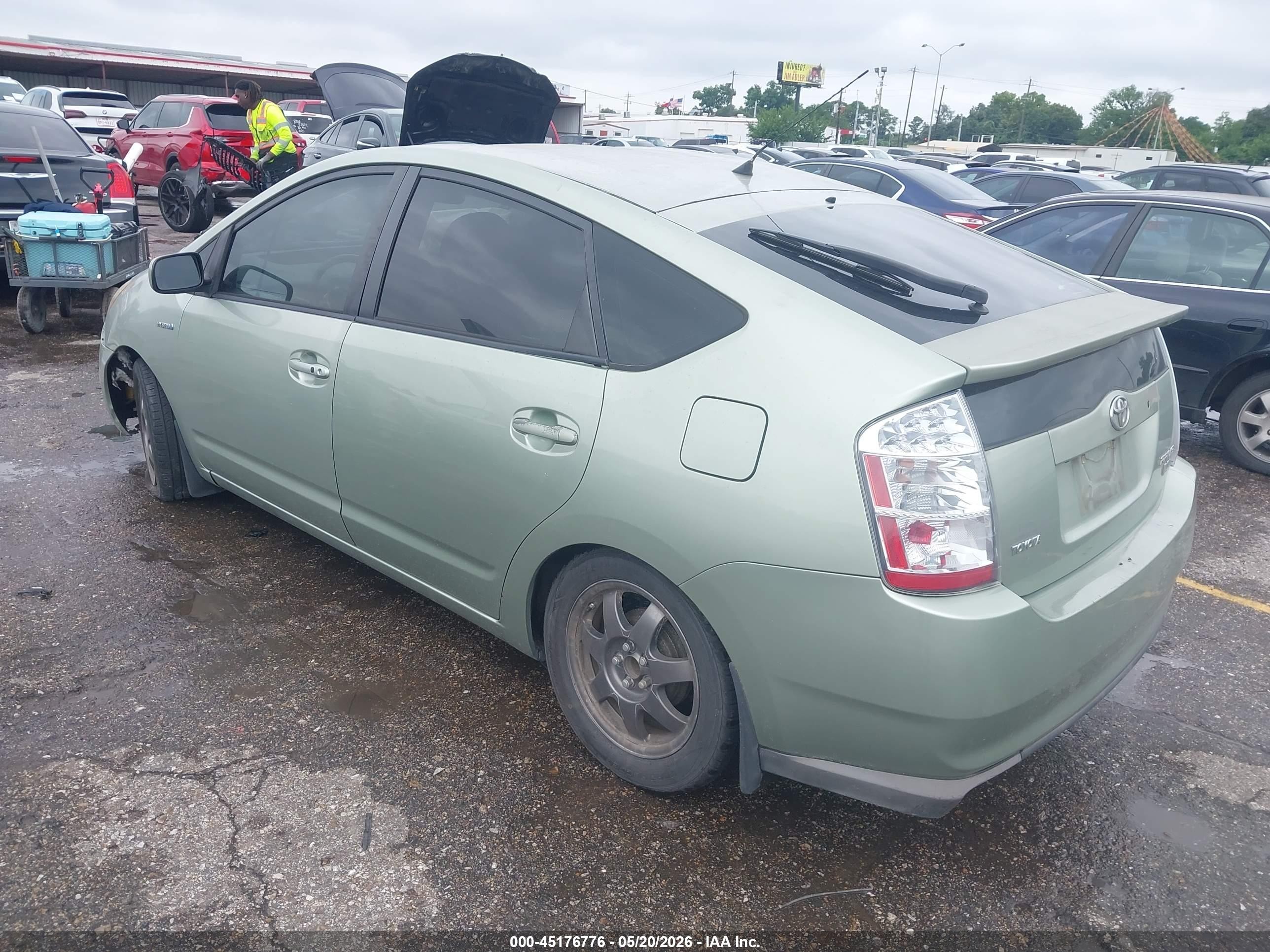 2009 Toyota Prius Touring Green vin: JTDKB20U097854170