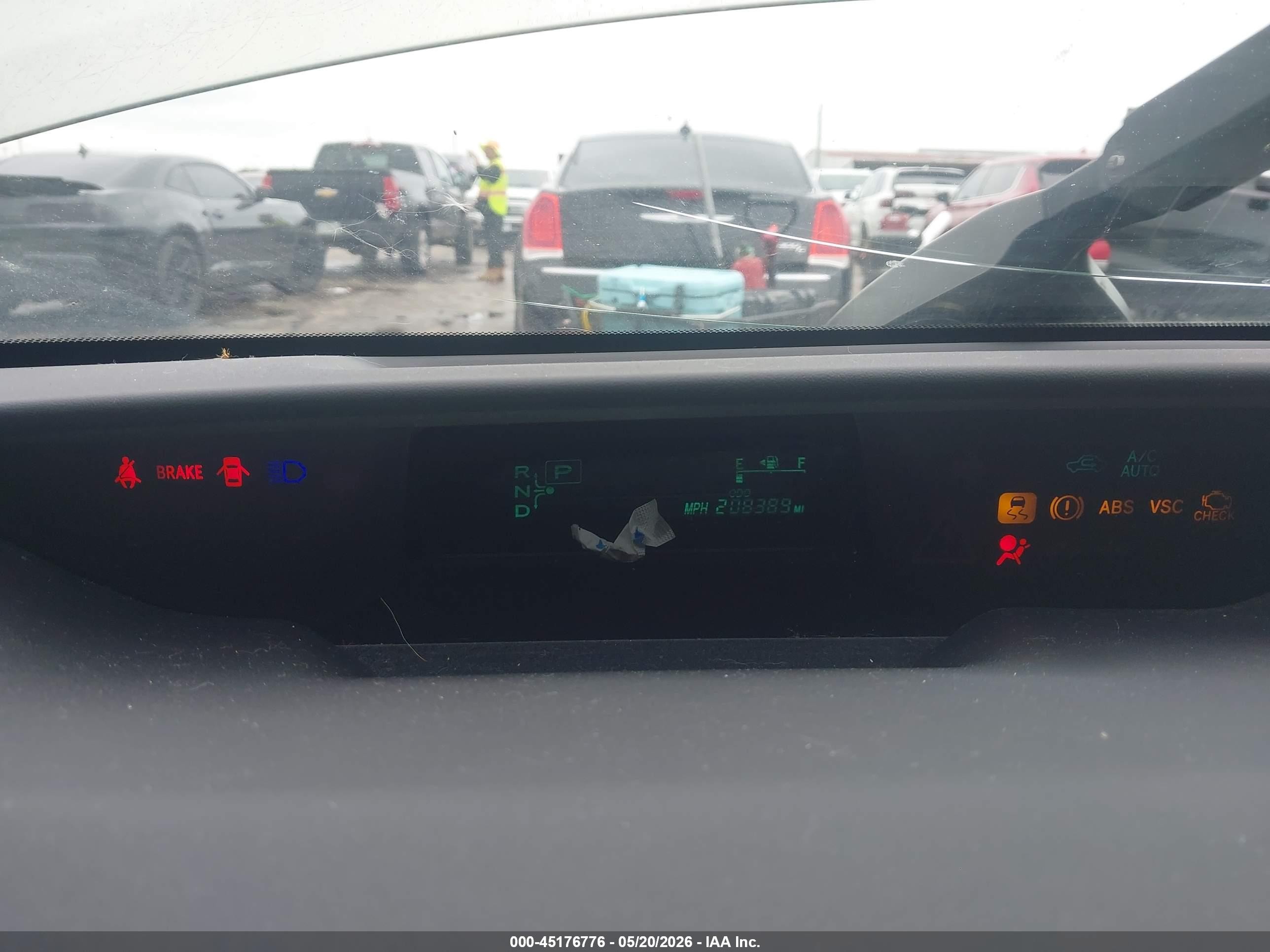 2009 Toyota Prius Touring Green vin: JTDKB20U097854170