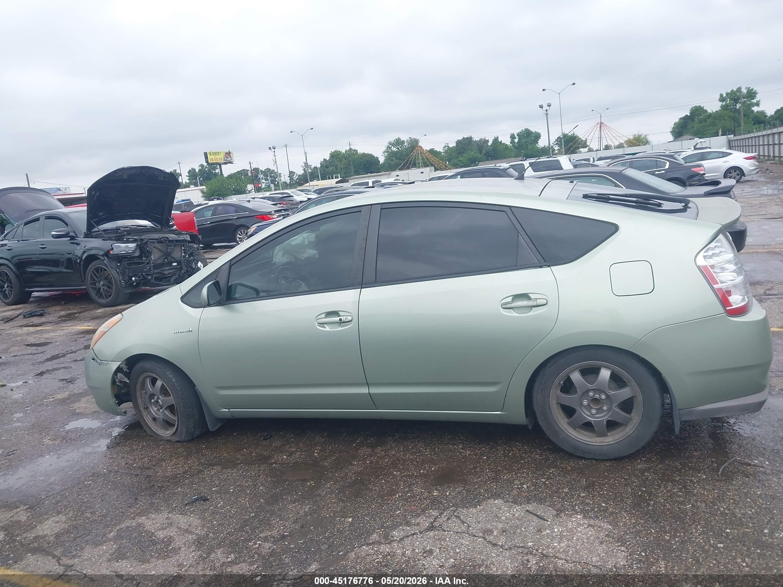 2009 Toyota Prius Touring Green vin: JTDKB20U097854170