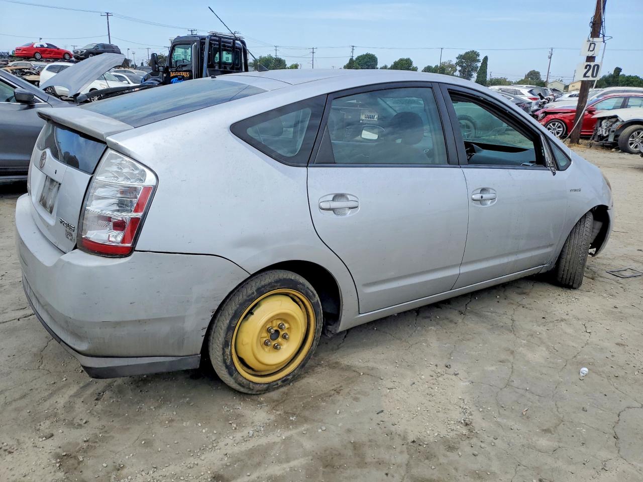 2009 Toyota Prius Base Gray vin: JTDKB20U097858042