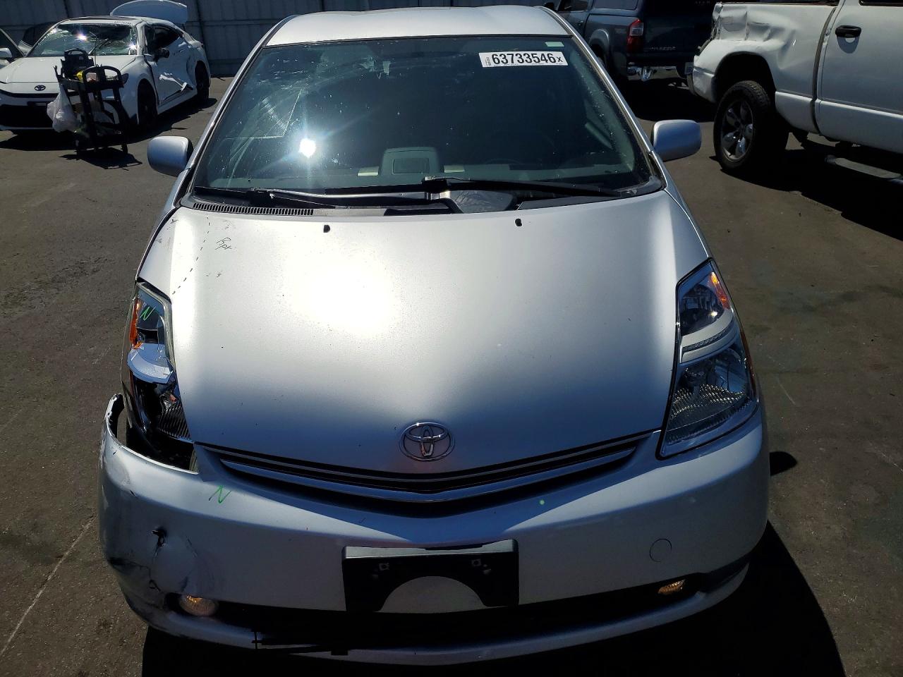 2009 Toyota Prius Base Silver vin: JTDKB20U097863323