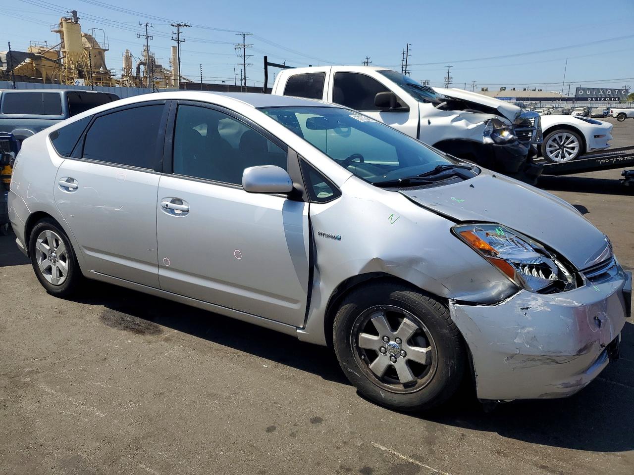 2009 Toyota Prius Base Silver vin: JTDKB20U097863323