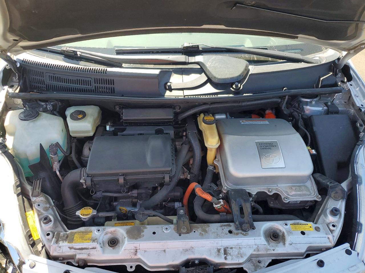 2009 Toyota Prius Base Silver vin: JTDKB20U097863323