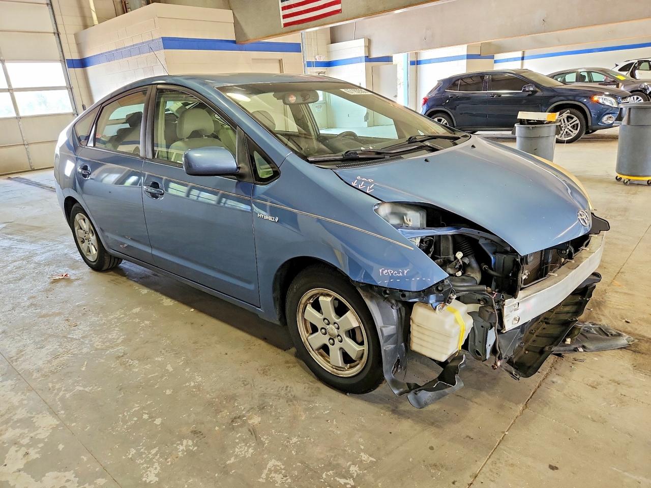 2009 Toyota Prius Base Blue vin: JTDKB20U097864083