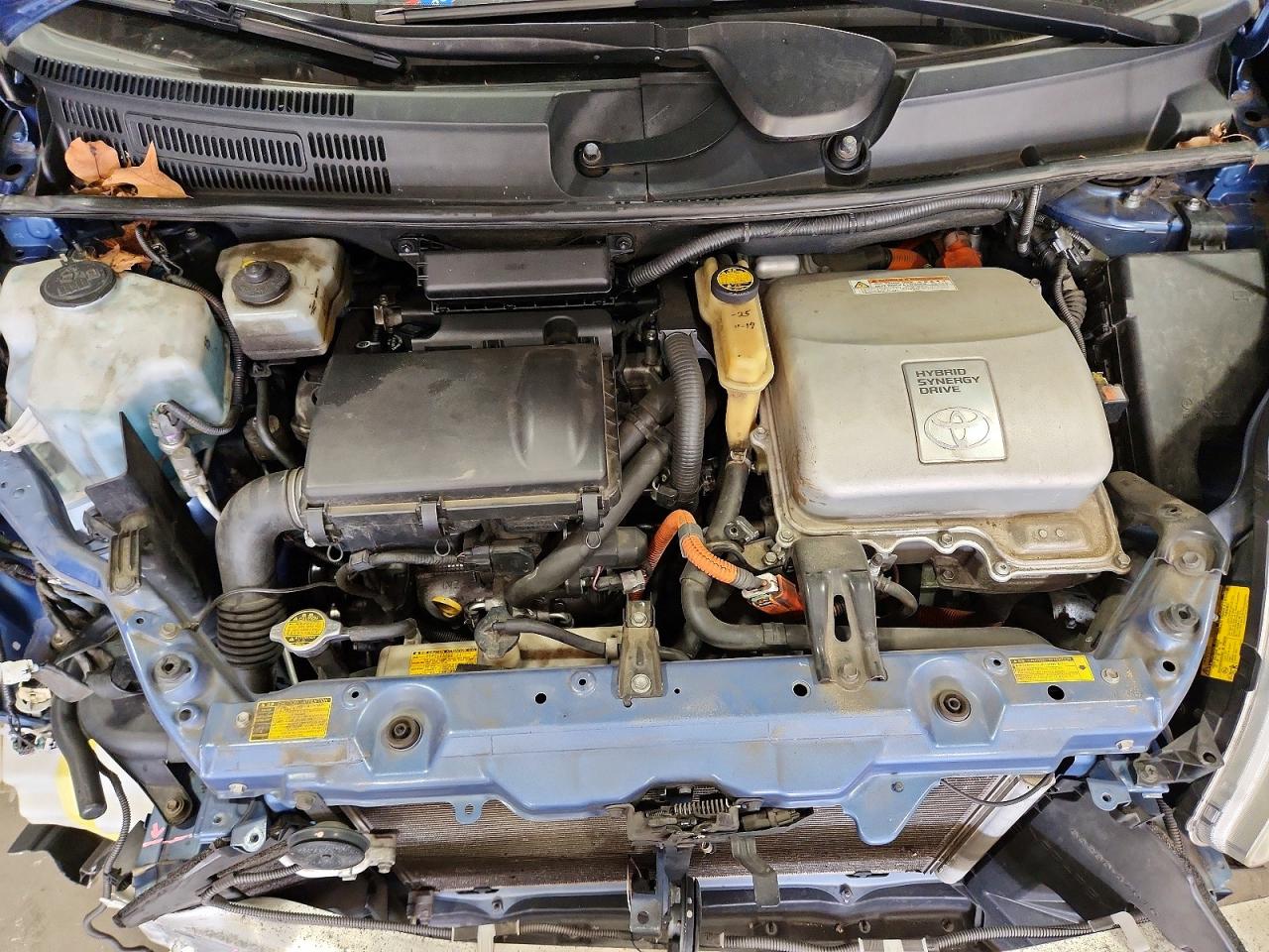 2009 Toyota Prius Base Blue vin: JTDKB20U097864083