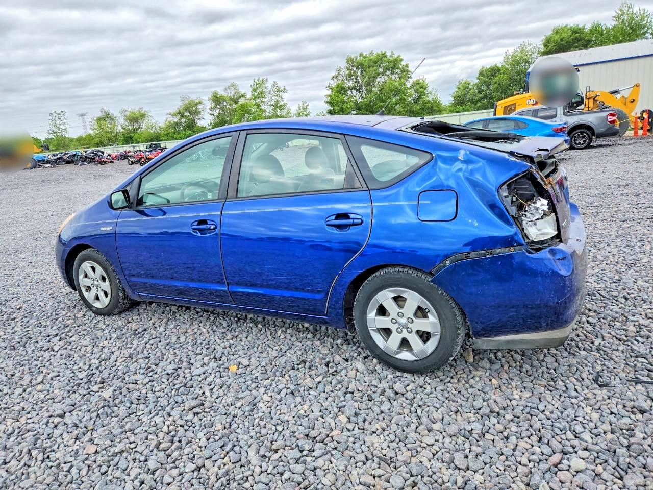 2009 Toyota Prius Base Blue vin: JTDKB20U097865900