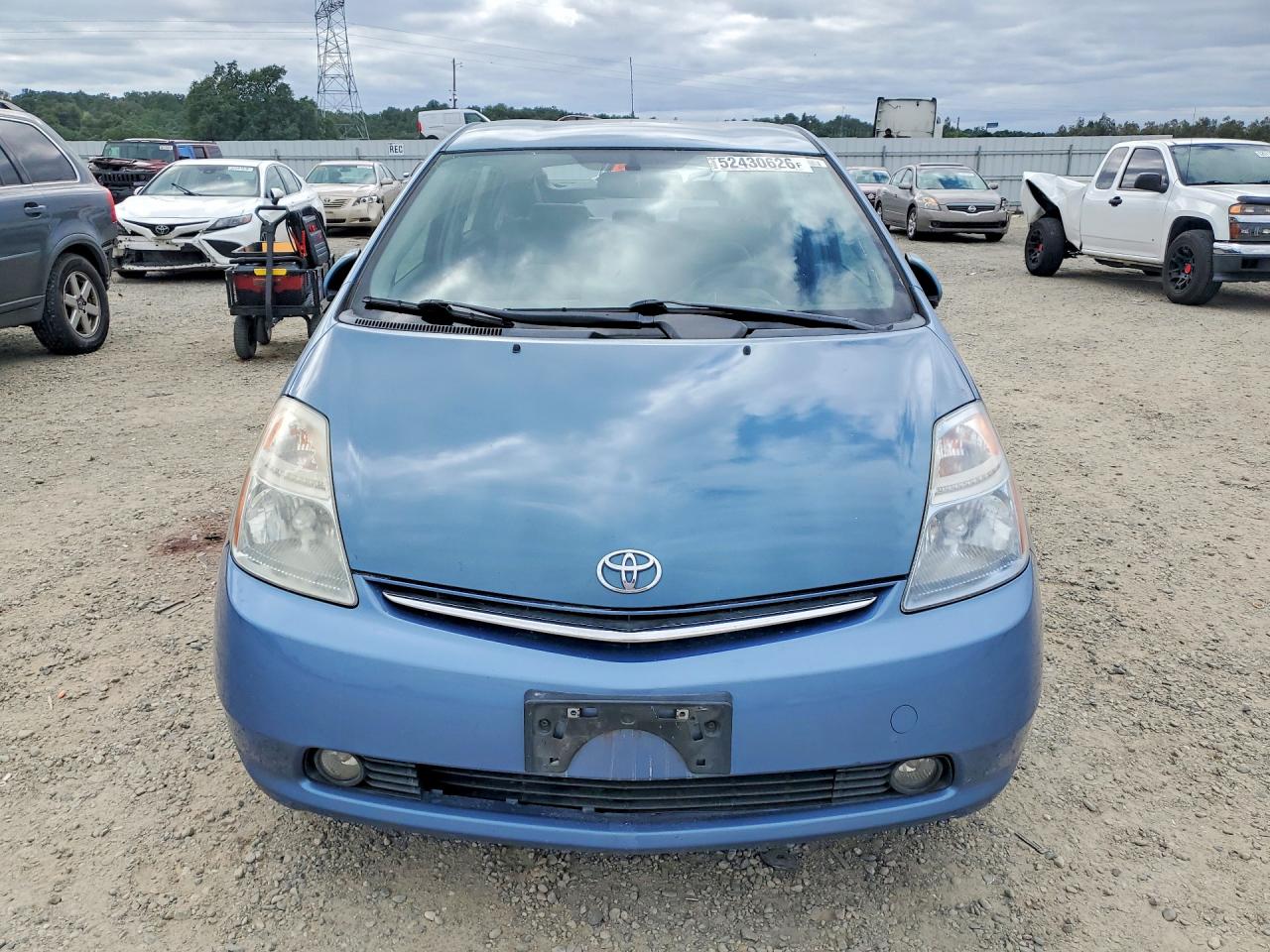 2009 Toyota Prius Base Blue vin: JTDKB20U097869851