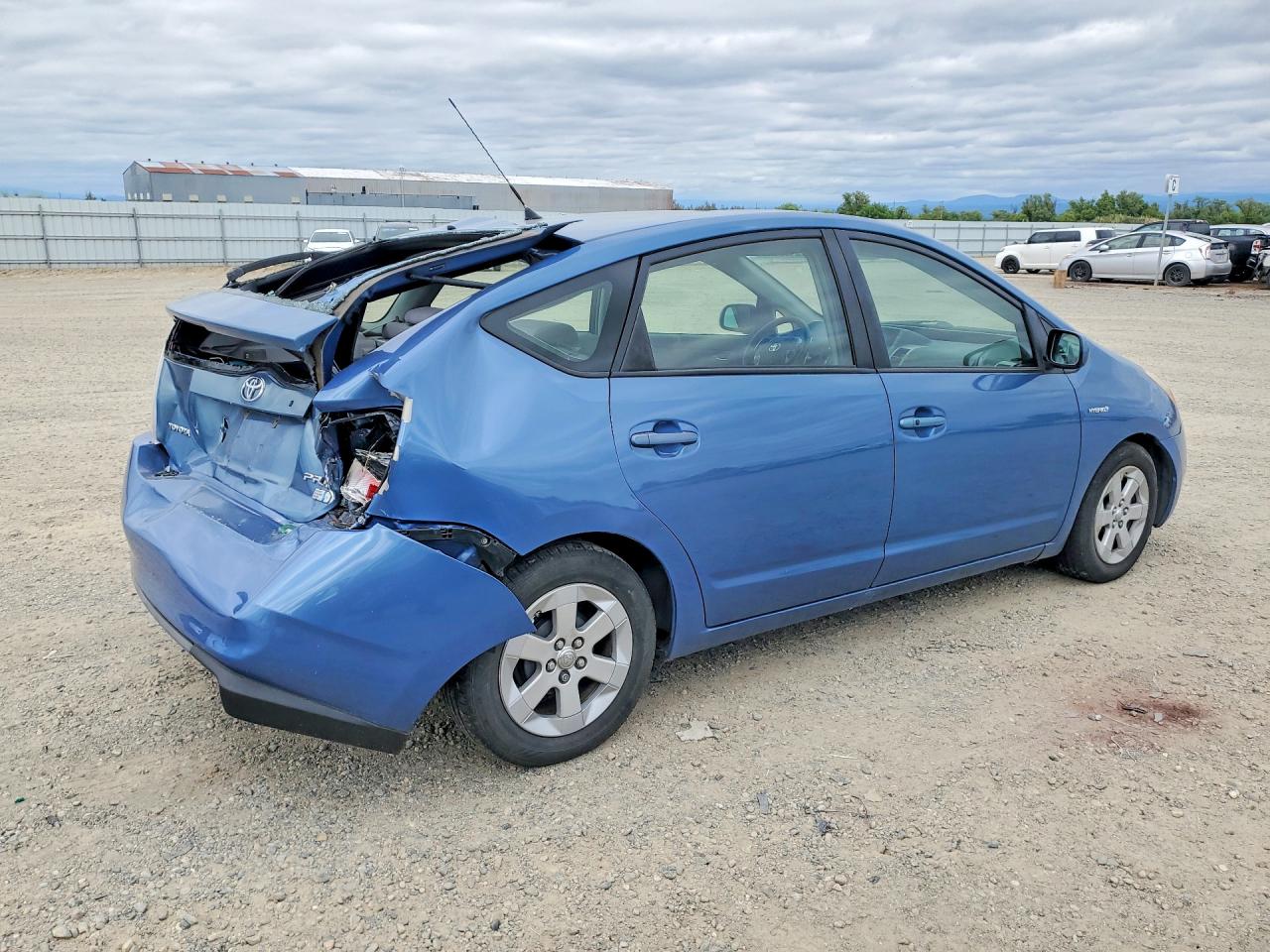 2009 Toyota Prius Base Blue vin: JTDKB20U097869851