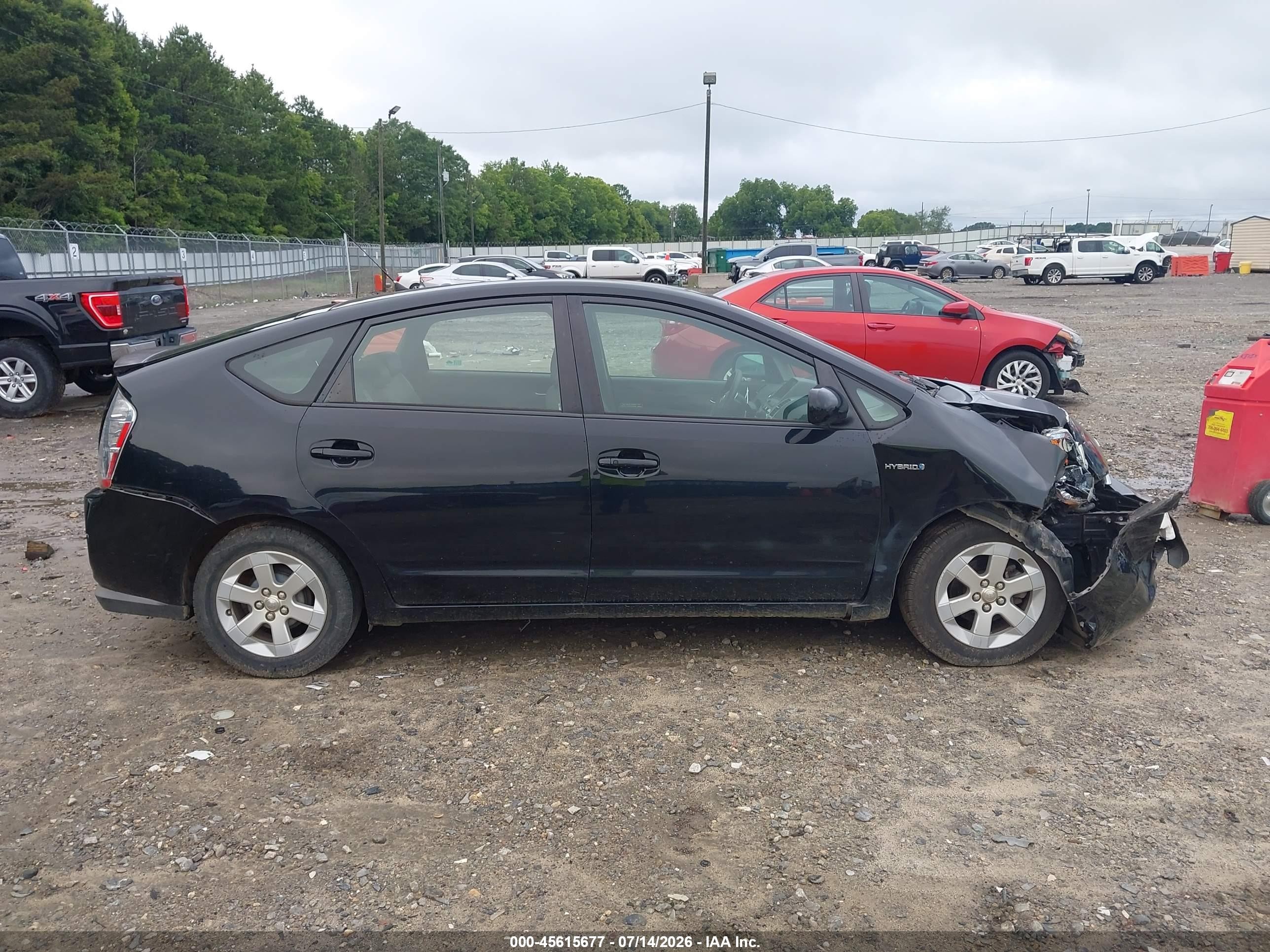 2009 Toyota Prius   Black vin: JTDKB20U097879490