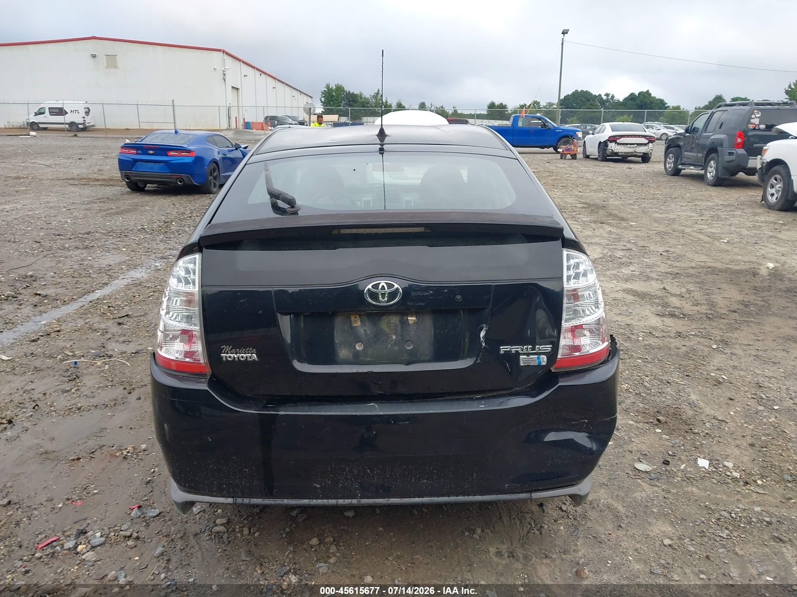 2009 Toyota Prius   Black vin: JTDKB20U097879490