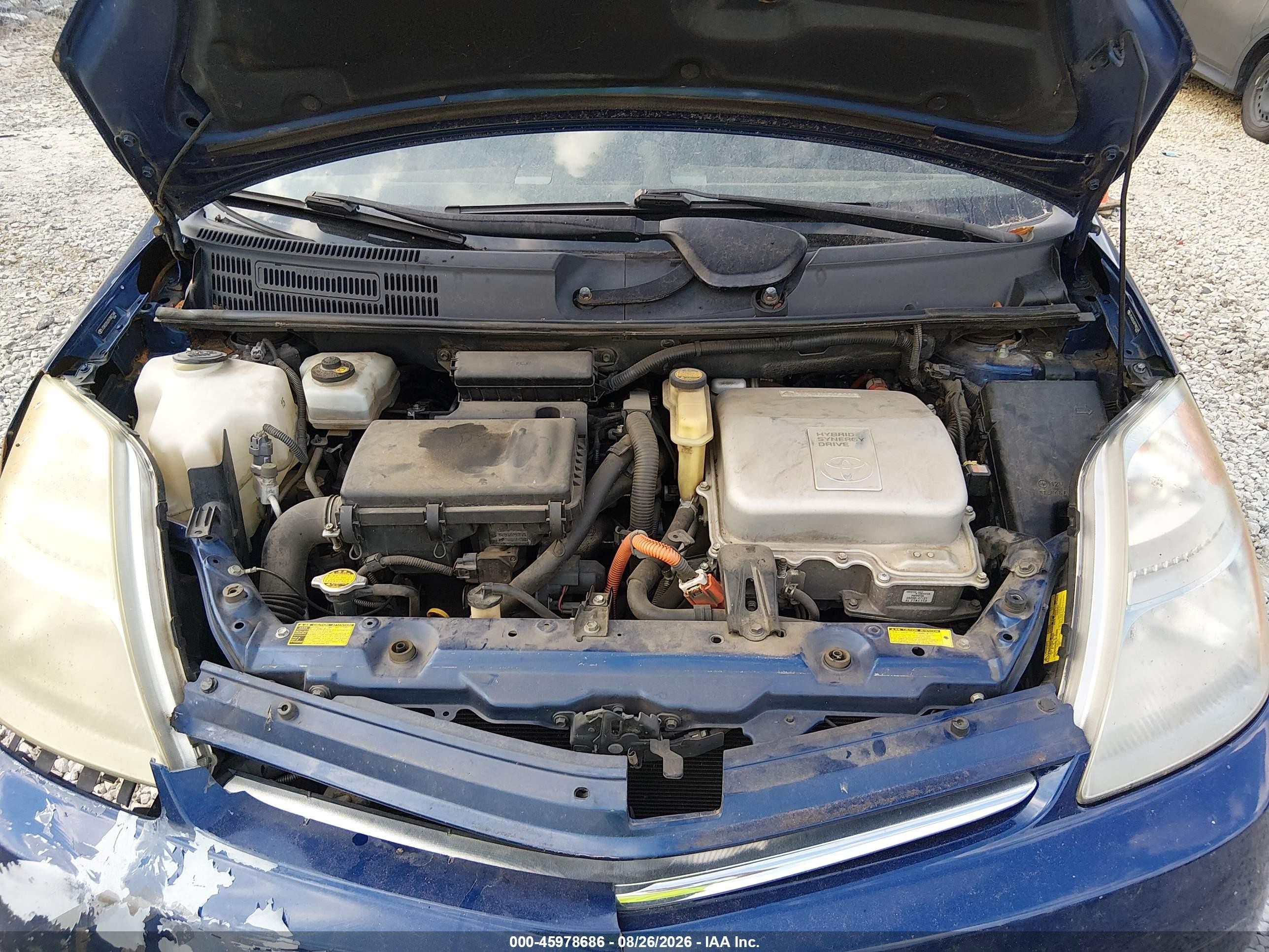 2009 Toyota Prius Touring Blue vin: JTDKB20U097882244