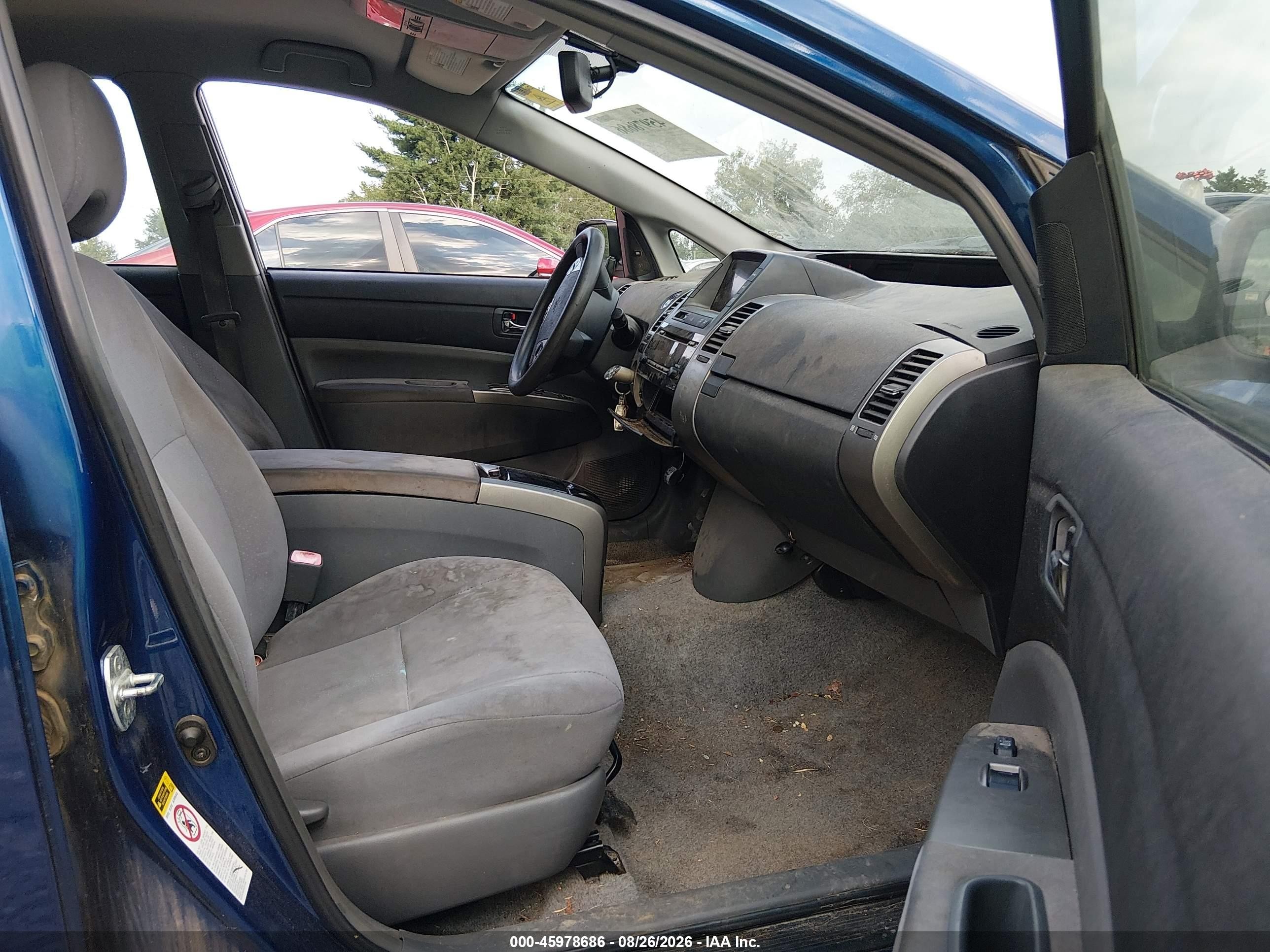 2009 Toyota Prius Touring Blue vin: JTDKB20U097882244