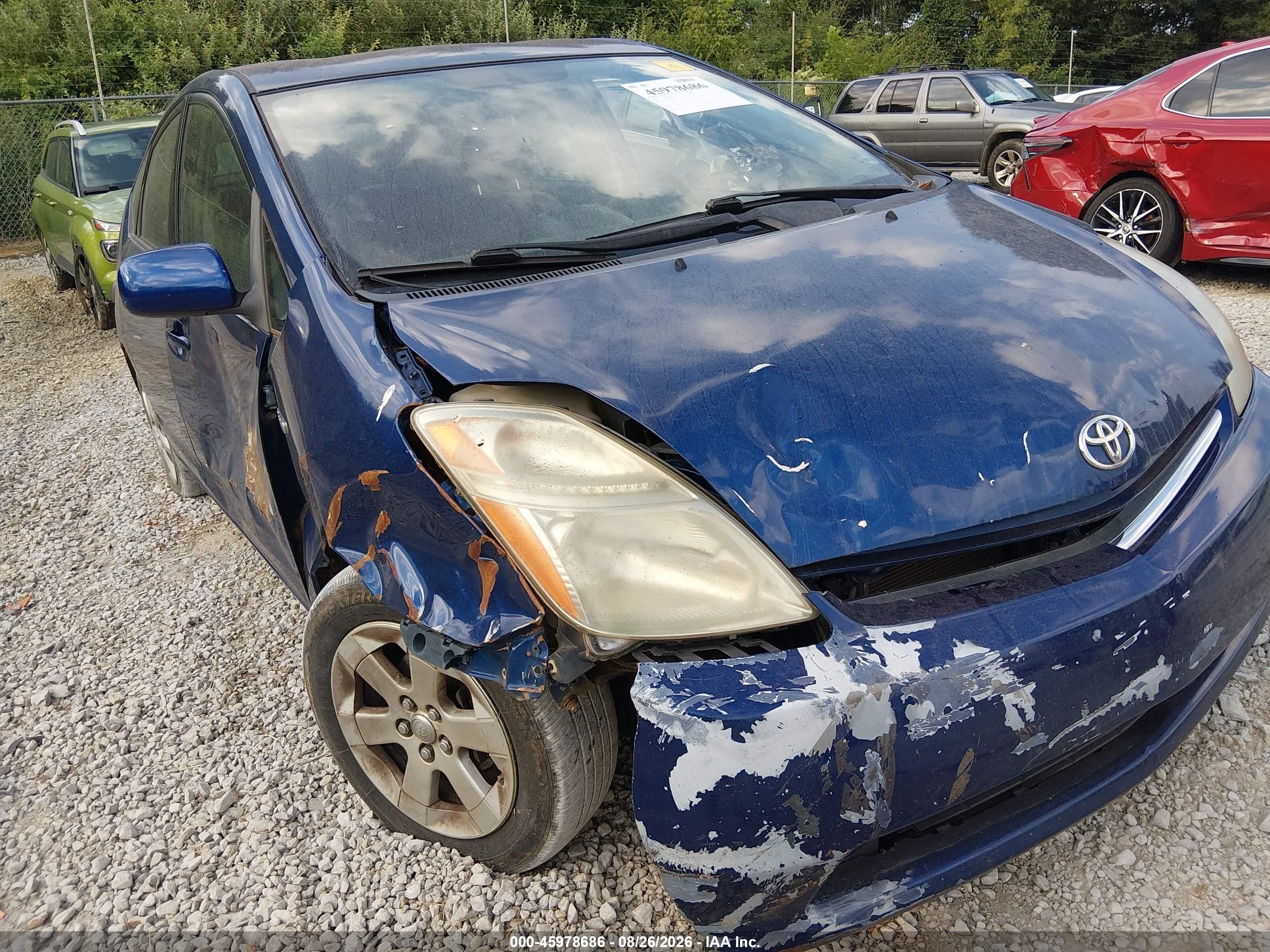 2009 Toyota Prius Touring Blue vin: JTDKB20U097882244