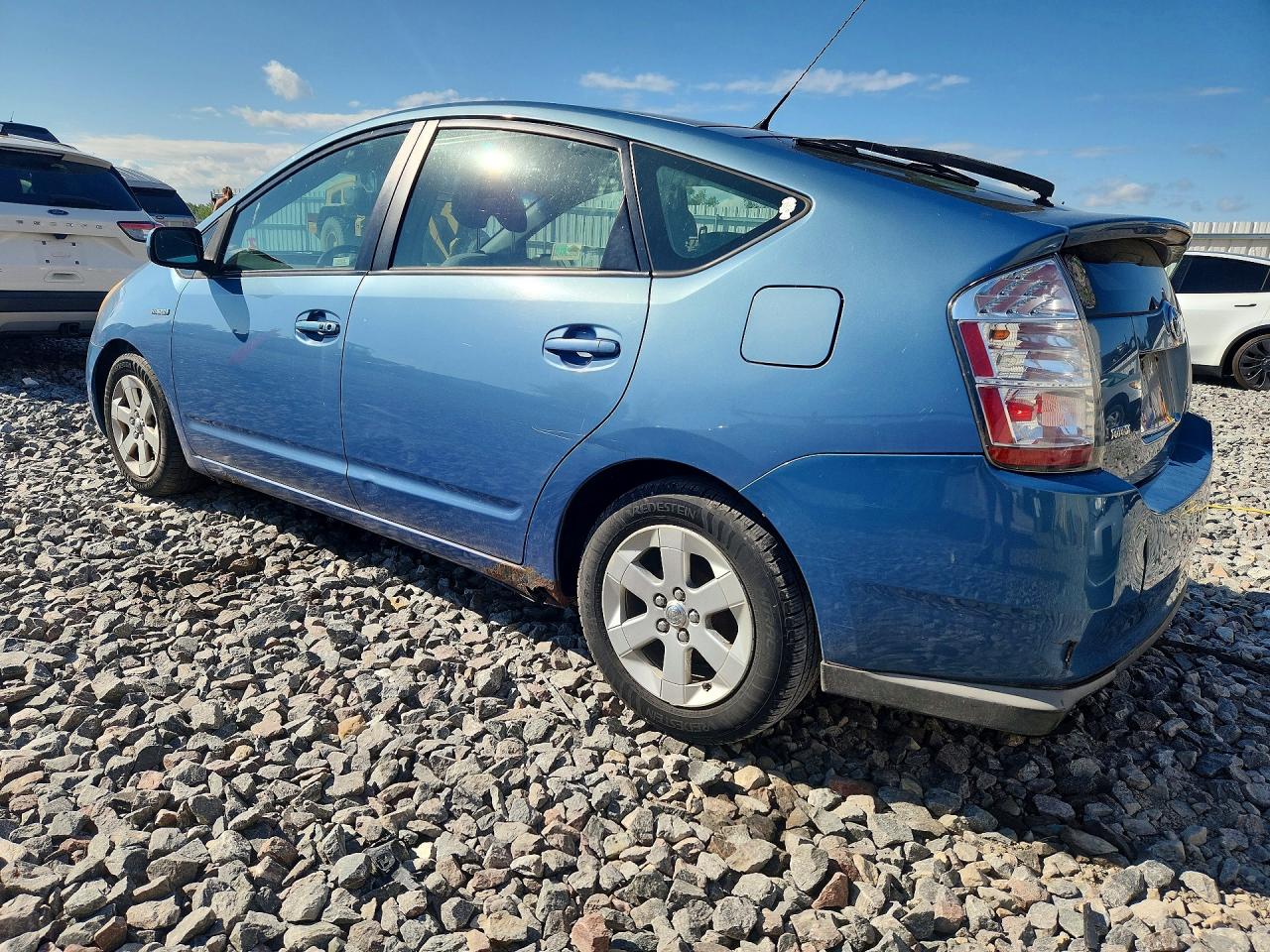 2009 Toyota Prius Base Blue vin: JTDKB20U097893566
