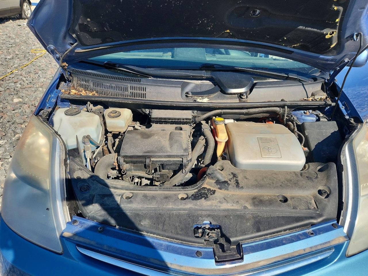 2009 Toyota Prius Base Blue vin: JTDKB20U097893566