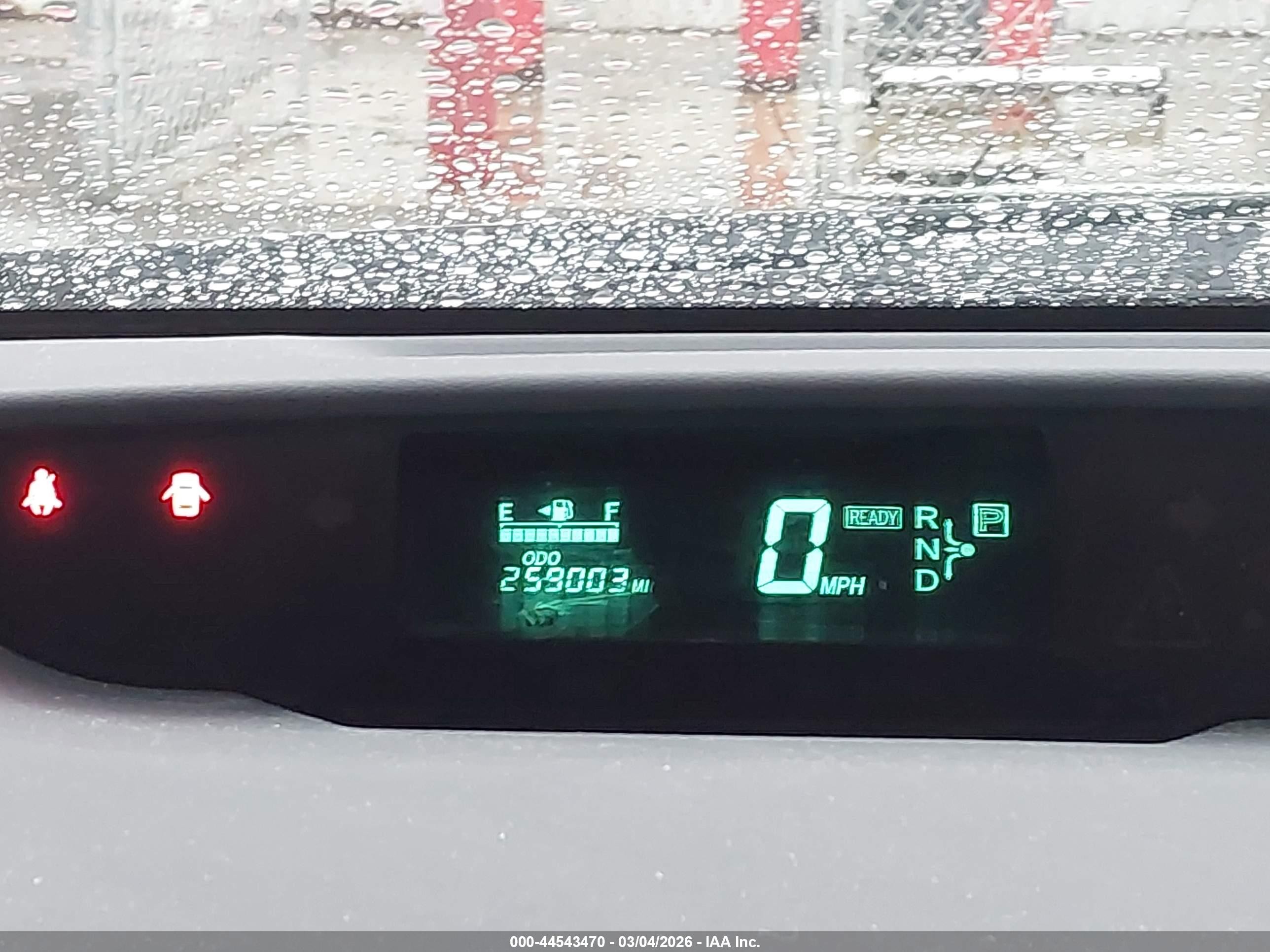 2004 Toyota Prius Red vin: JTDKB20U140015100