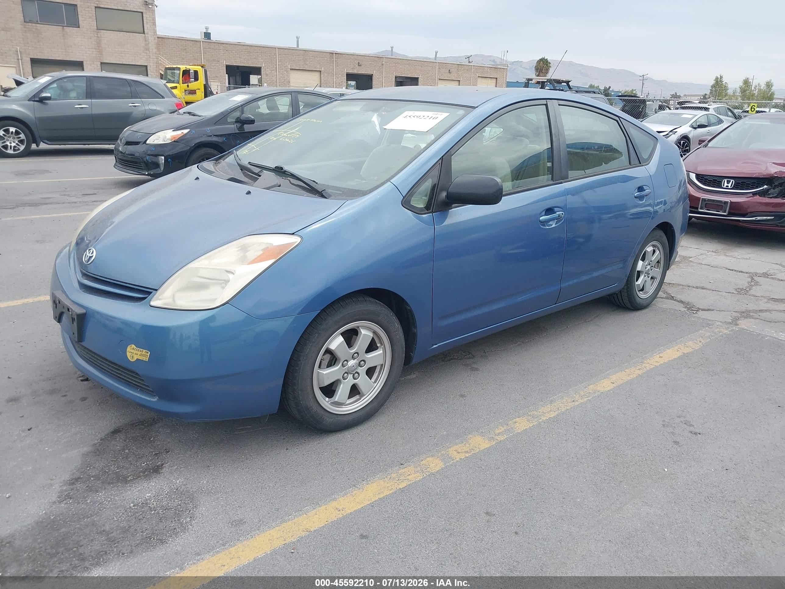 2004 Toyota Prius   Blue vin: JTDKB20U140018496