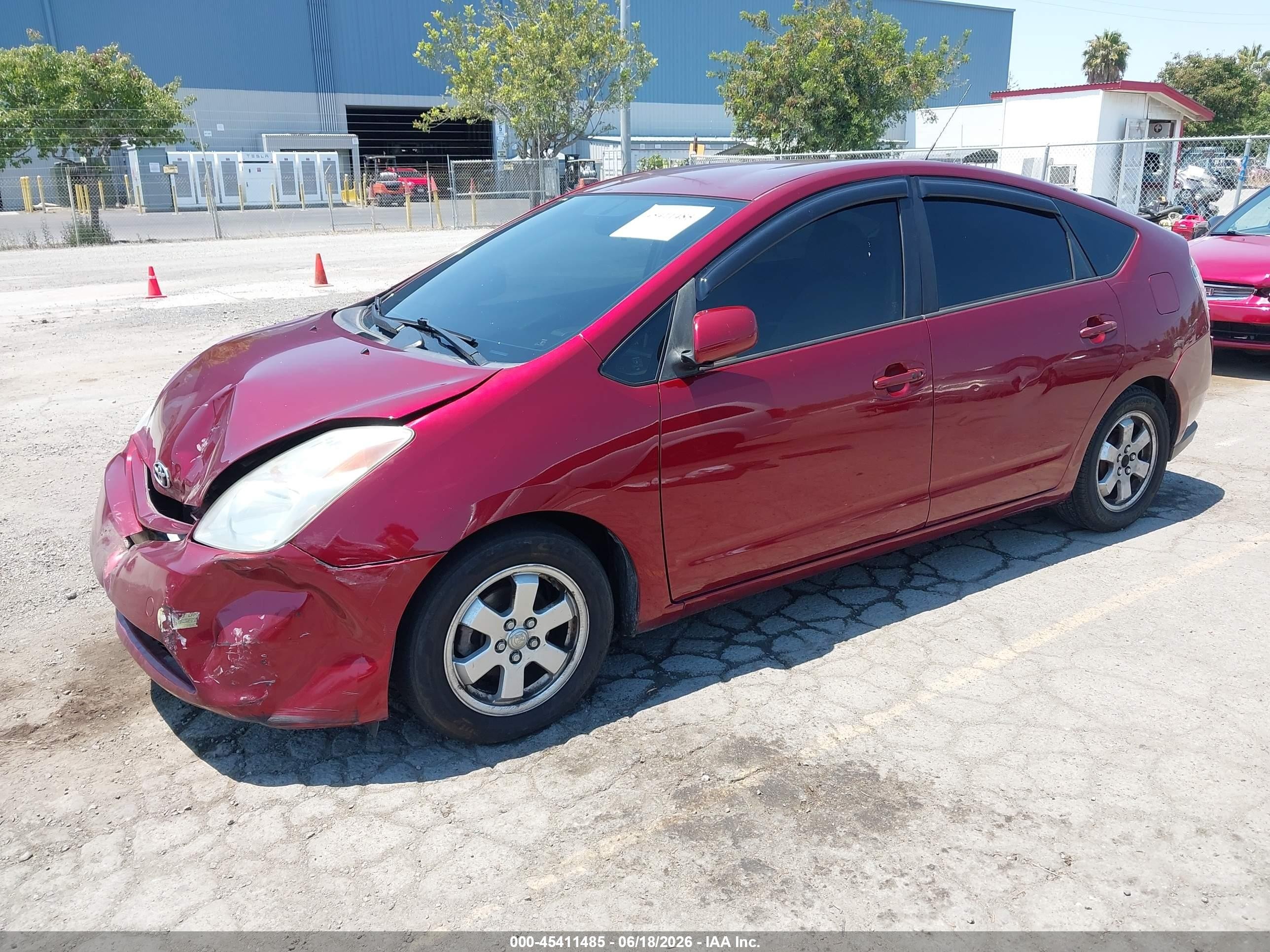 2004 Toyota Prius Red vin: JTDKB20U140019552
